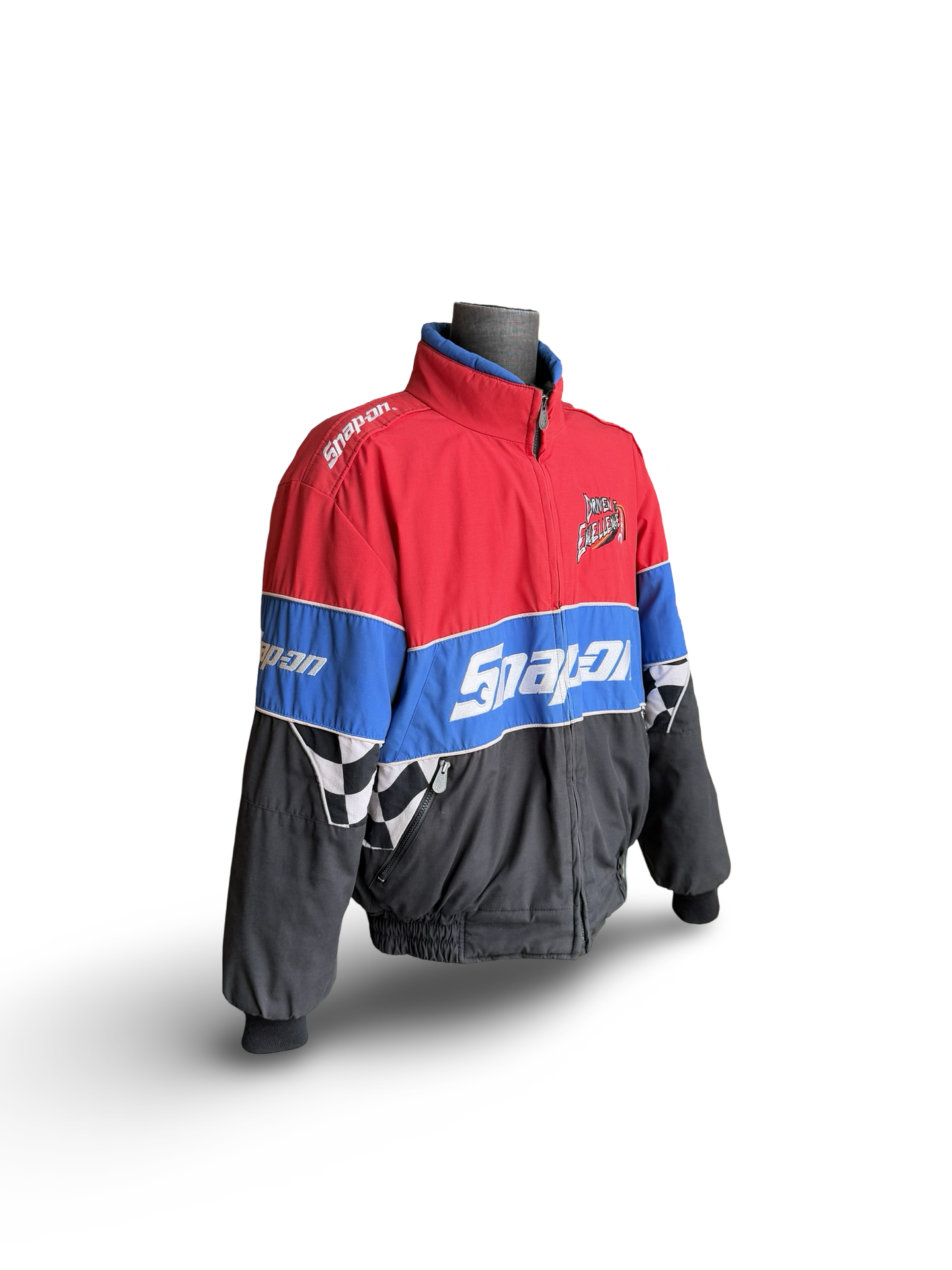 NASCAR Racing Vtg 90’s Snap-On Choko Driven To Excellence Fleece Lined Jacket Size XL