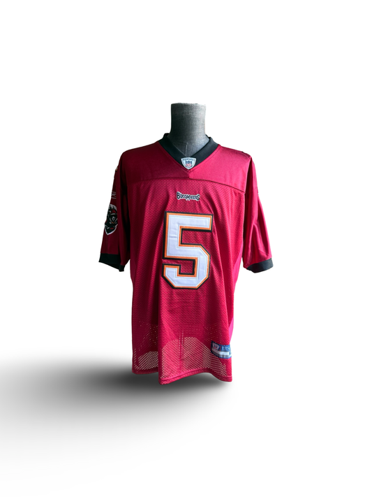 NFL Josh Freeman 5 Tampa Bay Buccaneers Reebok Football Jersey Size XL