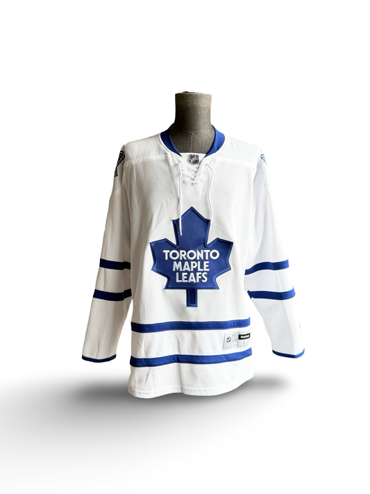NHL Toronto Maple Leafs Reebok White Hockey Jersey Size L