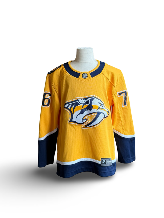 NHL PK Subban 76 Breakaway Fanatics Nashville Predators Jersey Size Youth S/M