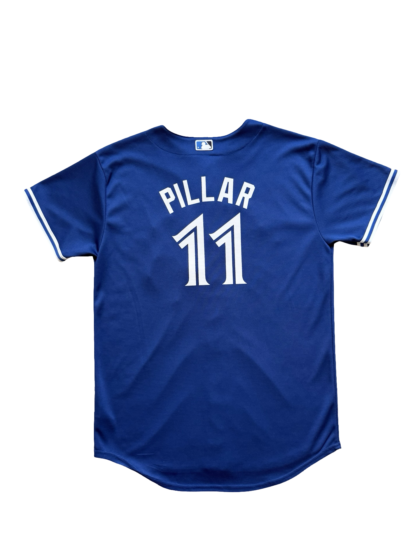 YOUTH MLB Kevin Pillar 11 Toronto Blue Jays Majestic Baseball Jersey Size Youth XL