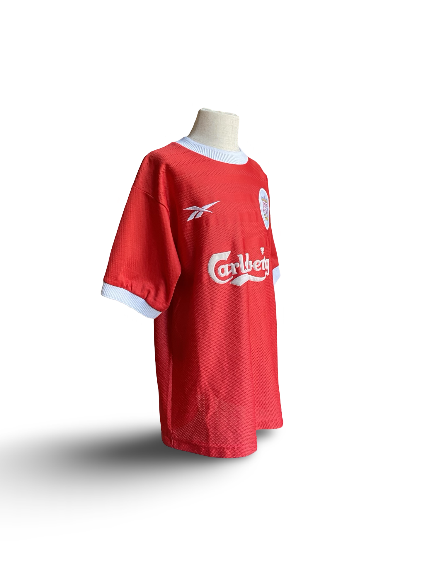 EPL Vtg Michael Owen 10 Liverpool FC 1999-00 Reebok Football Home Jersey            Size Youth L