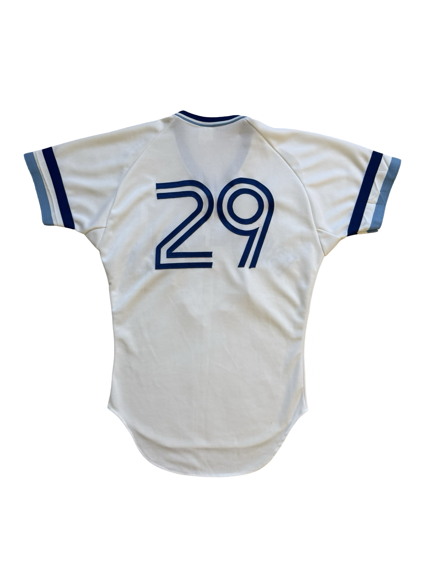 MLB Vtg Jesse Barfield 29 Toronto Blue Jays 80’s Ravens Knit Baseball Jersey Size S