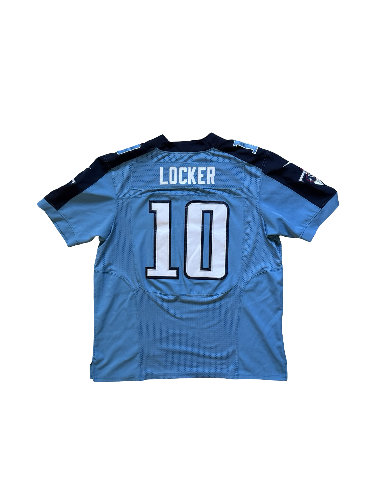NFL Jake Locker 10 Tennessee Titans Nike Football Jersey Size 2XL