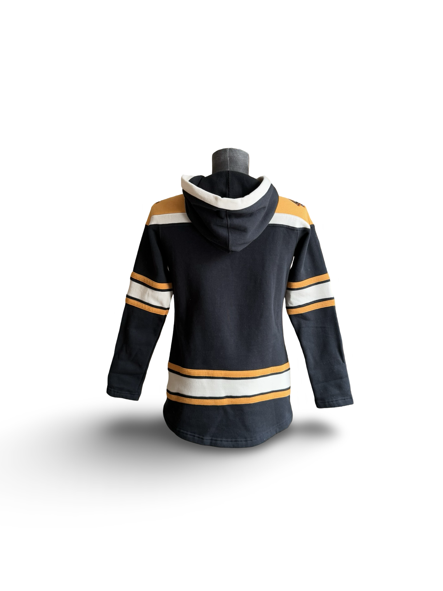 NHL Boston Bruins Old Time Hockey Lace Up Hoodie Women’s Jersey Style Size Women M