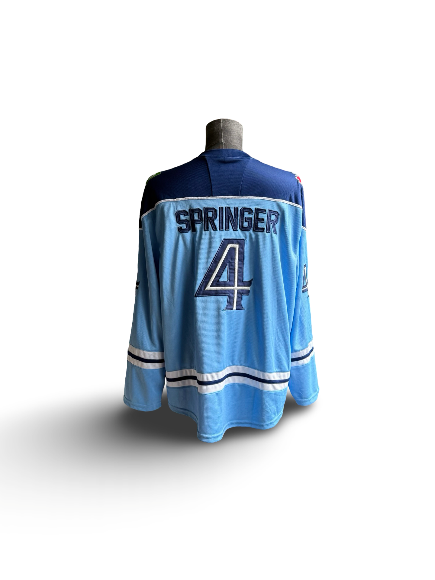 MLB SGA George Springer 4 Toronto Blue Jays Hockey Style Baseball Jersey Size XL