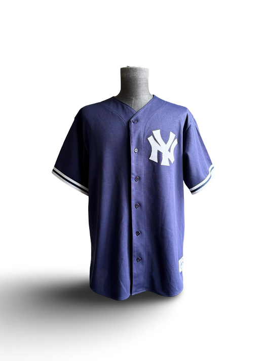 MLB Vtg New York Yankees Majestic Made In USA Baseball Jersey Size L