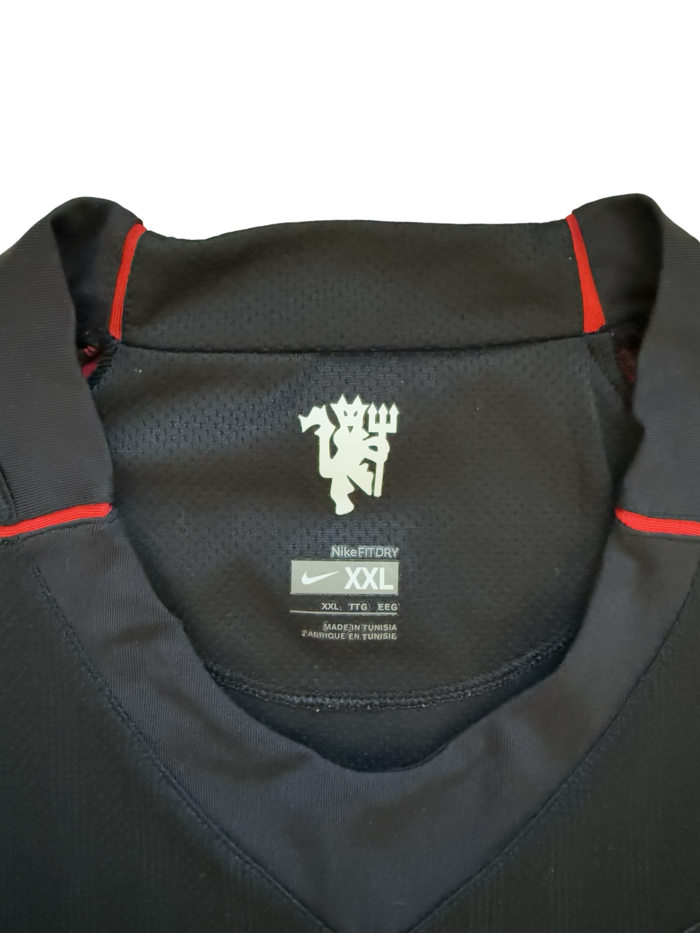 EPL Vtg Manchester United 2008-09 Nike AIG Football Away Jersey Size 2XL