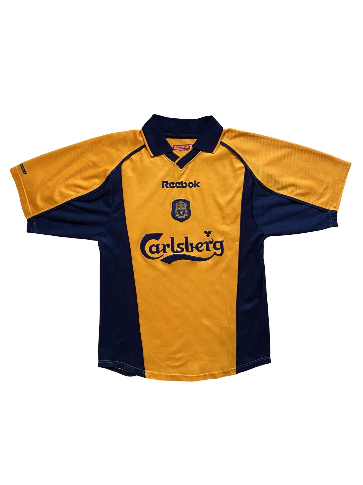 EPL Vtg Liverpool FC 2000-02 Reebok Football Away Jersey Size Youth L