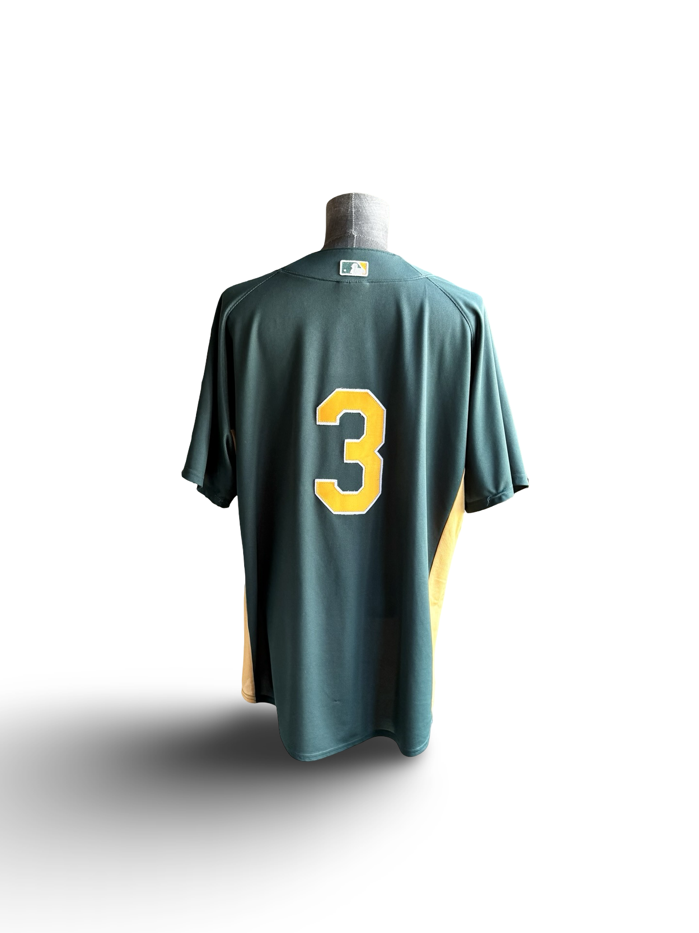 MLB Vtg Eric Chavez 3 Oakland Athletics Majestic Baseball Jersey Size 2XL