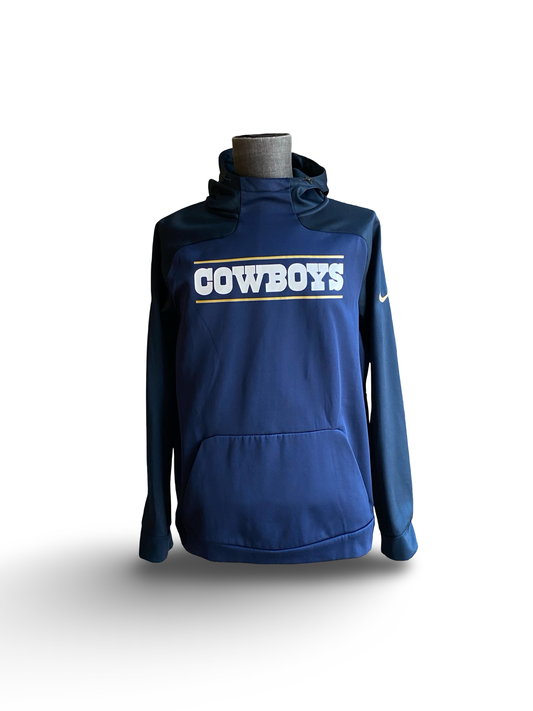 NFL Dallas Cowboys Sideline Gold Logo Therma-Fit Performance Hoodie Size L