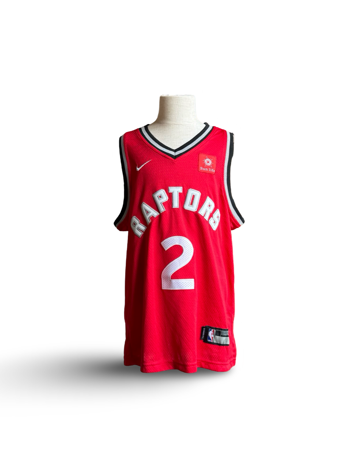 NBA Kawhi Leonard 2 Toronto Raptors Nike Swingman Sun Life Jersey Size Youth M