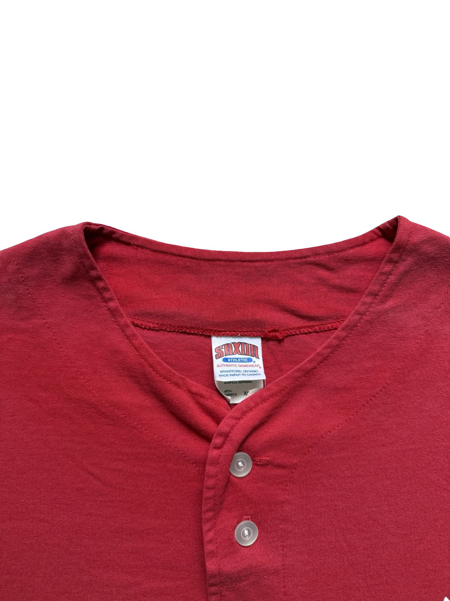 MLB Vtg 90’s Darrin Fletcher 9 Toronto Blue Jays Saxon Athletic Baseball Jersey Size XL