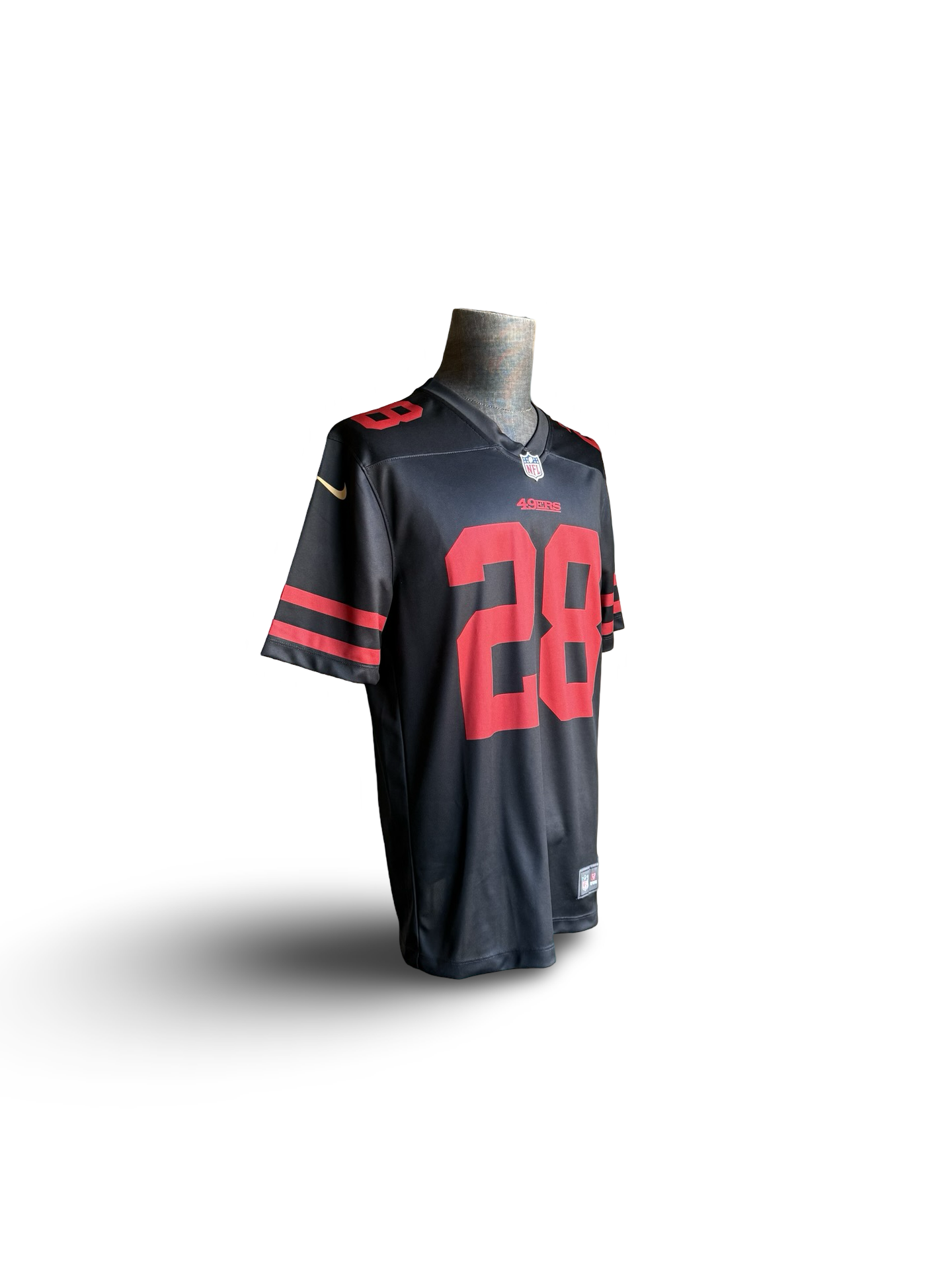 NFL Carlos Hyde 28 San Francisco 49ers Nike Dry-Fit Color Rush Jersey