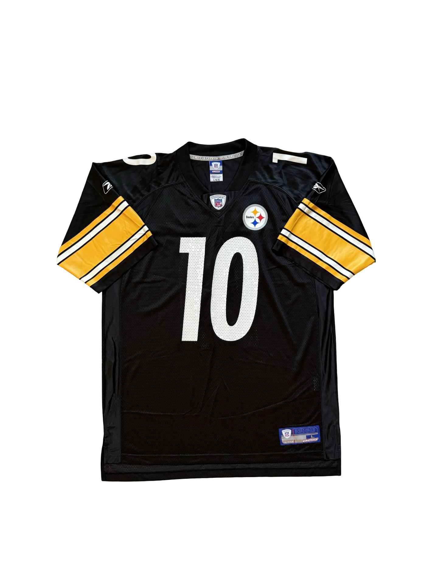 NFL Vtg Kordell Stewart 10 Pittsburgh Steelers Reebok Football Jersey Size L