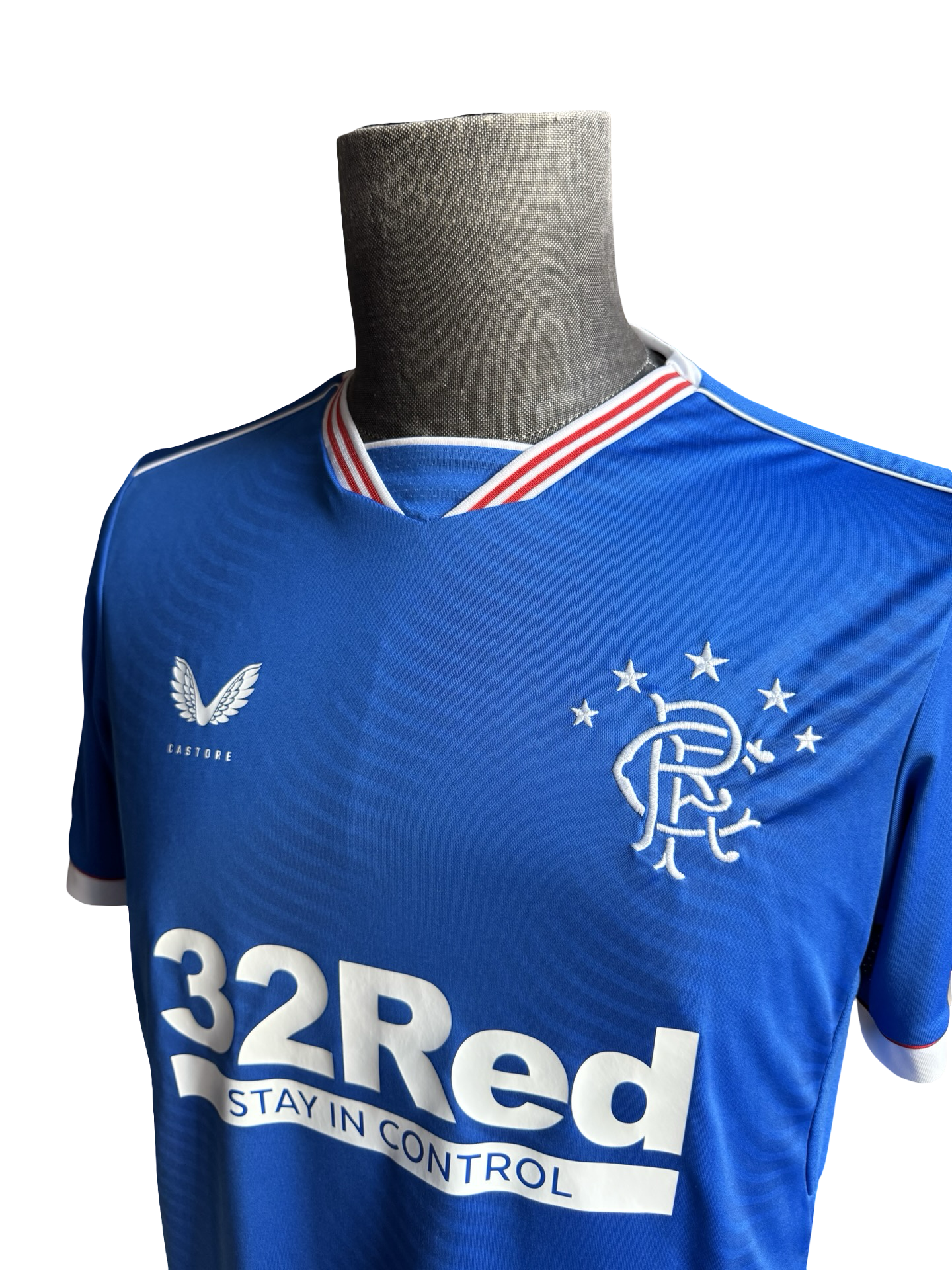 Soccer Glasgow Rangers 2020/21 Castore Home Football Jersey Size M
