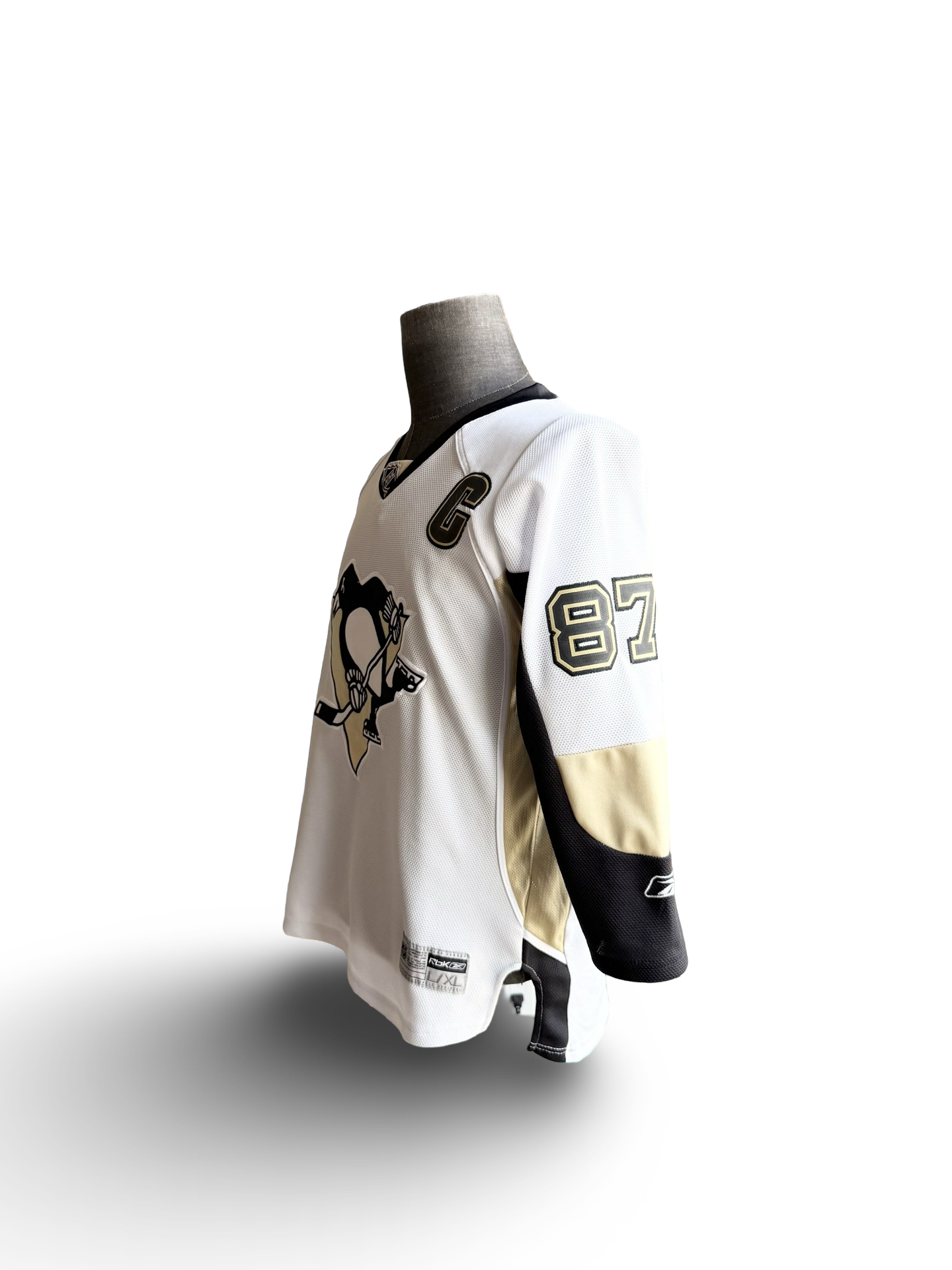 YOUTH NHL Sidney Crosby 87 Pittsburgh Penguins Reebok Jersey Size Youth L/XL