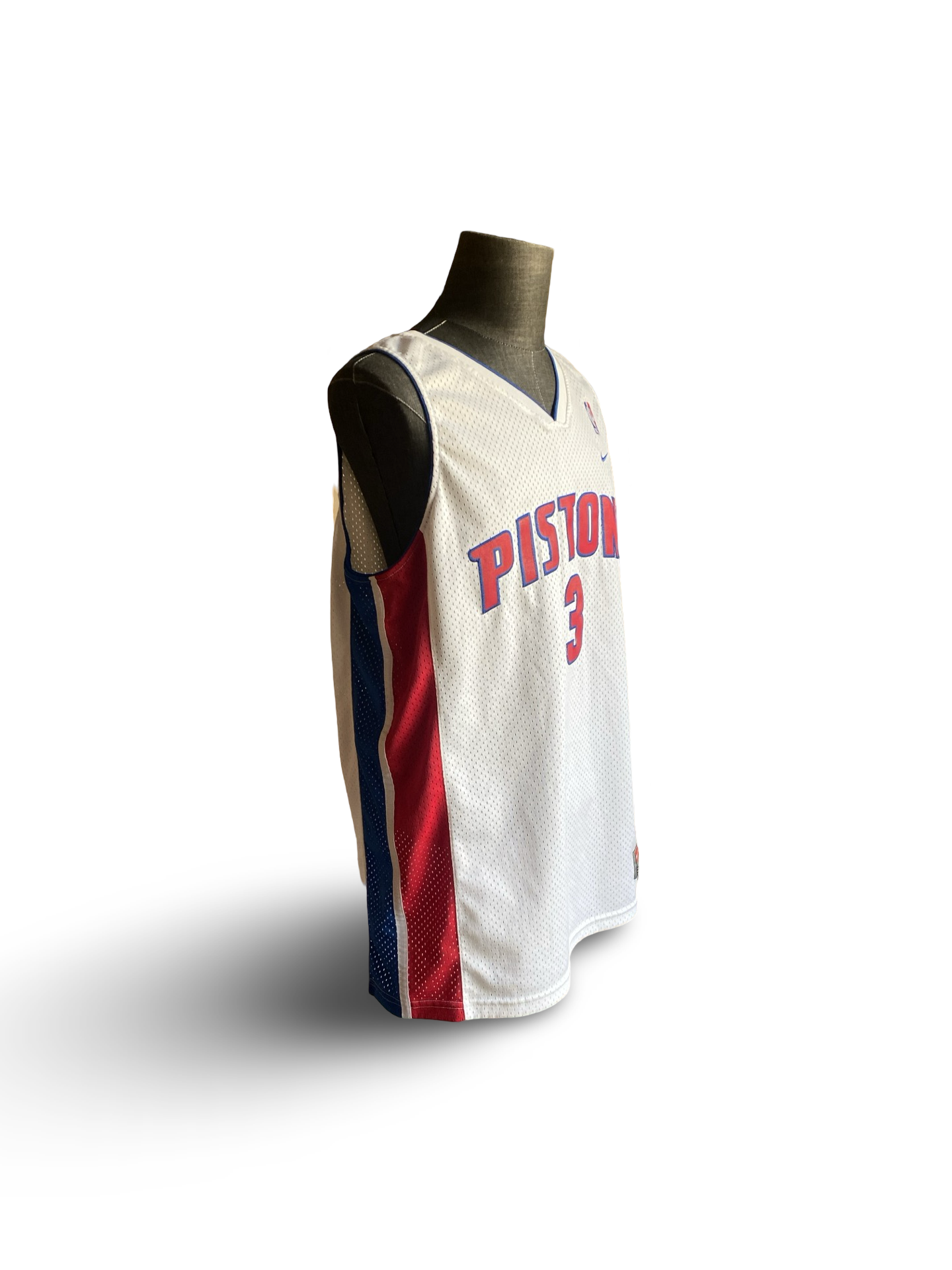 NBA Vtg Ben Wallace 3 Detroit Pistons Jersey 2000’s Nike    Size L