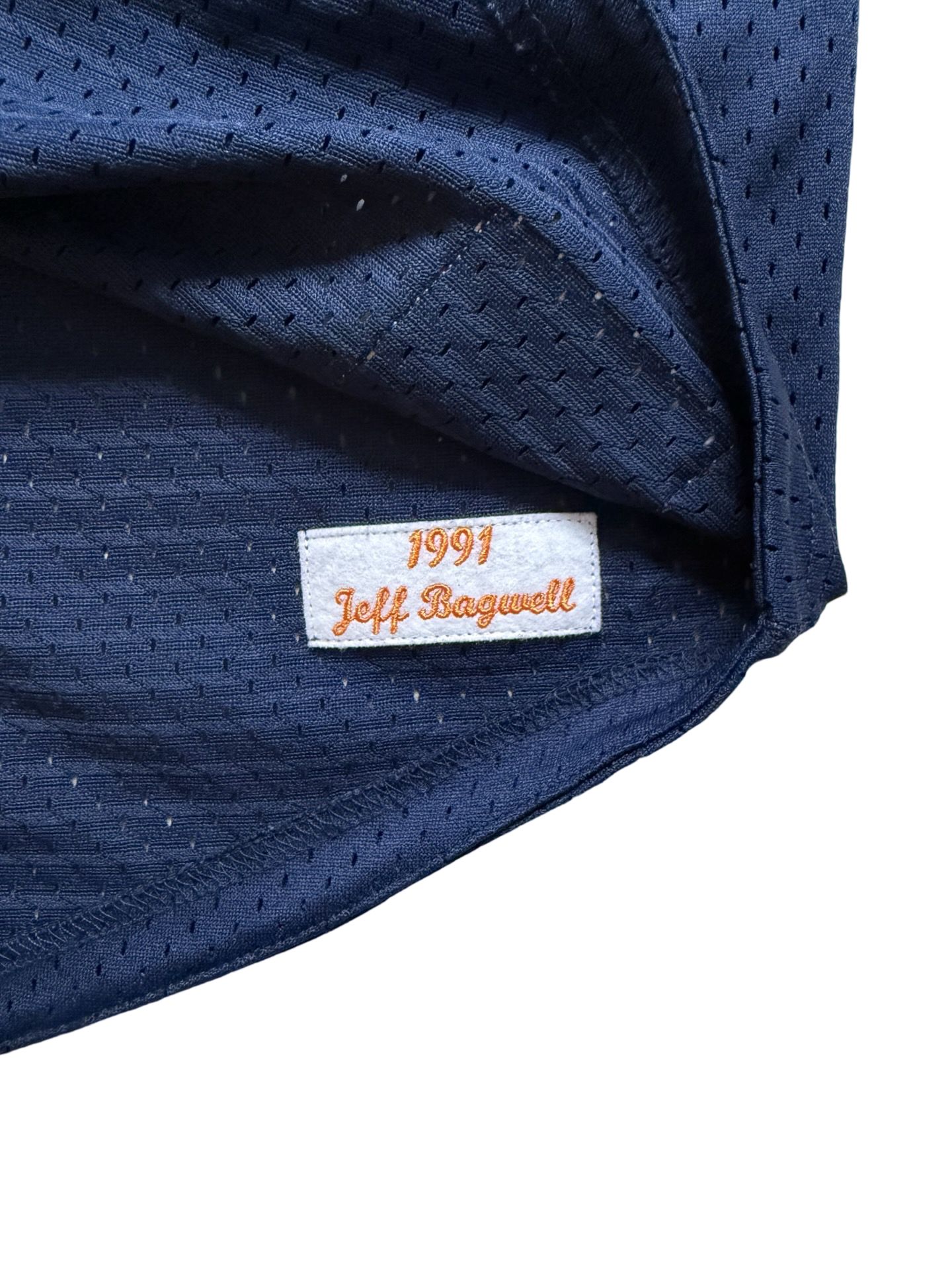 MLB Jeff Bagwell 5 Houston Astros Cooperstown Mitchell & Ness 1991 Retro Baseball Jersey Size 2XL