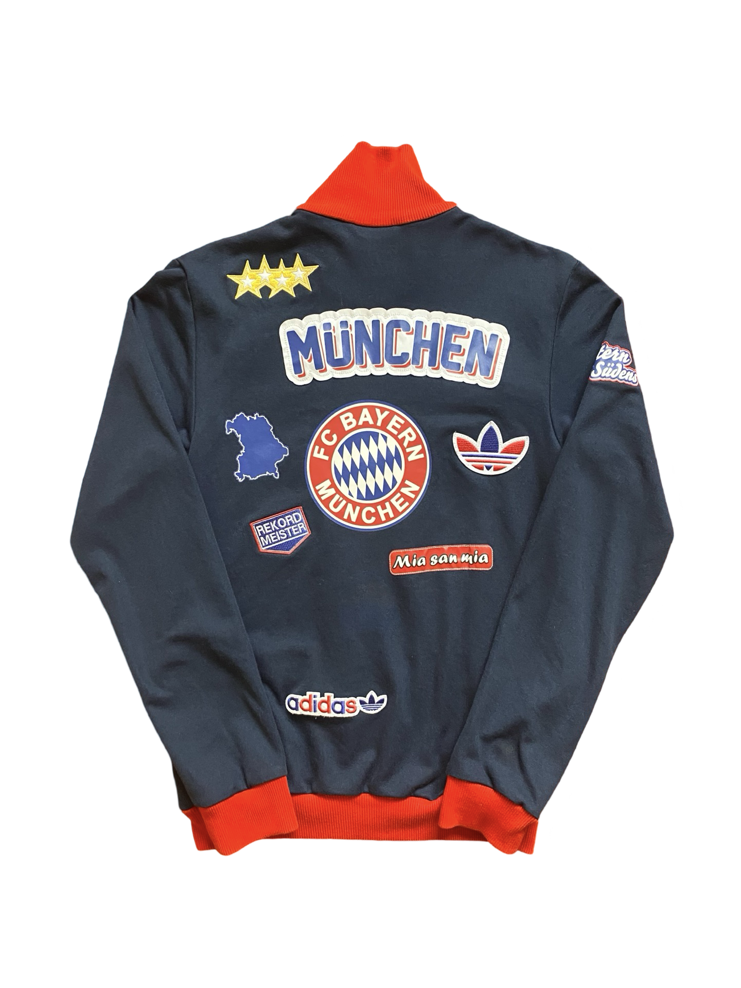 Soccer Vtg FC Bayern Munich Adidas Original Multi-Logo Full-Zip Retro 2012 Football Track Jacket Size S