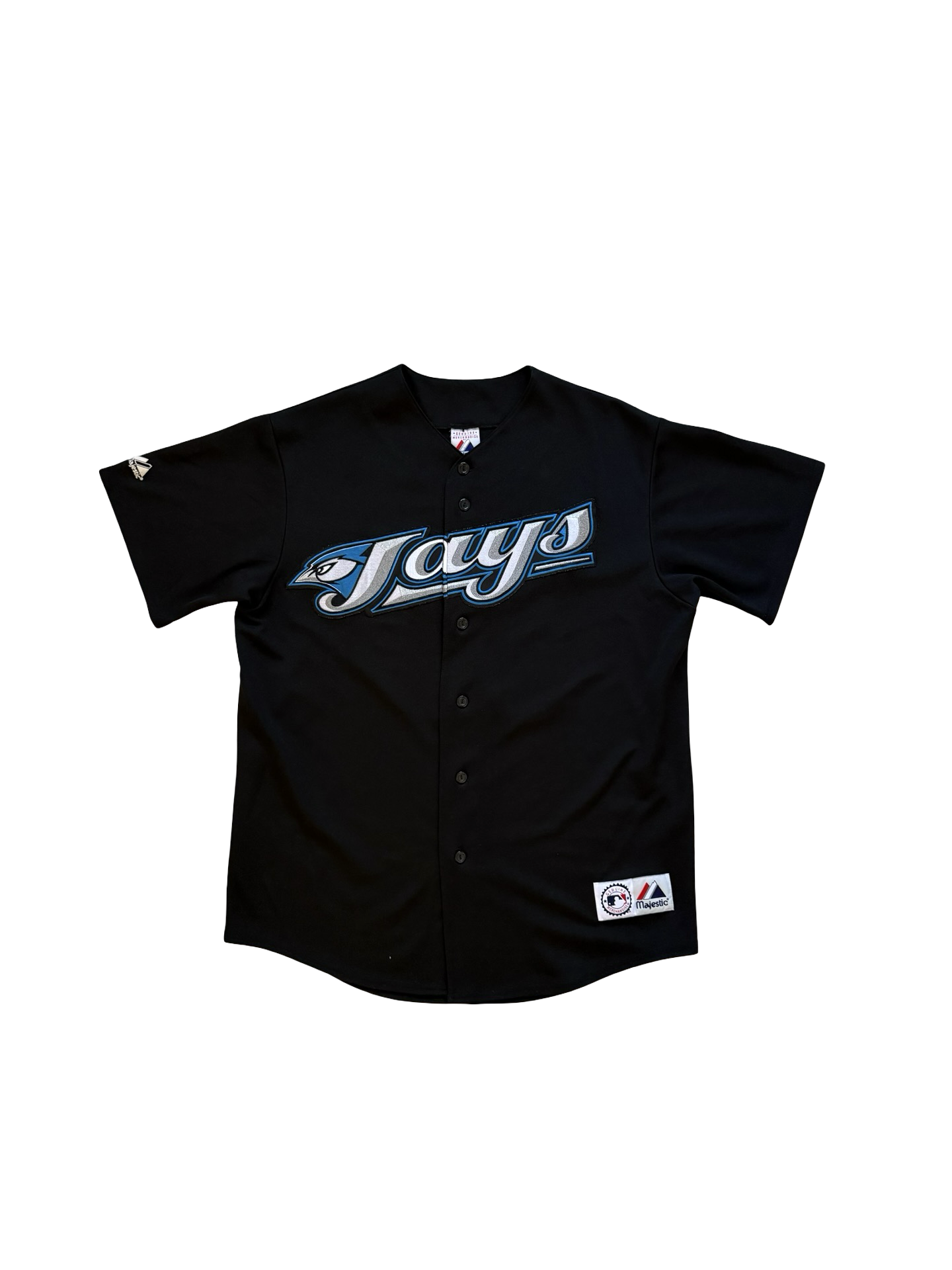 MLB Vtg Alex Rios 15 Toronto Blue Jays 2000’s Majestic Baseball Jersey Size L