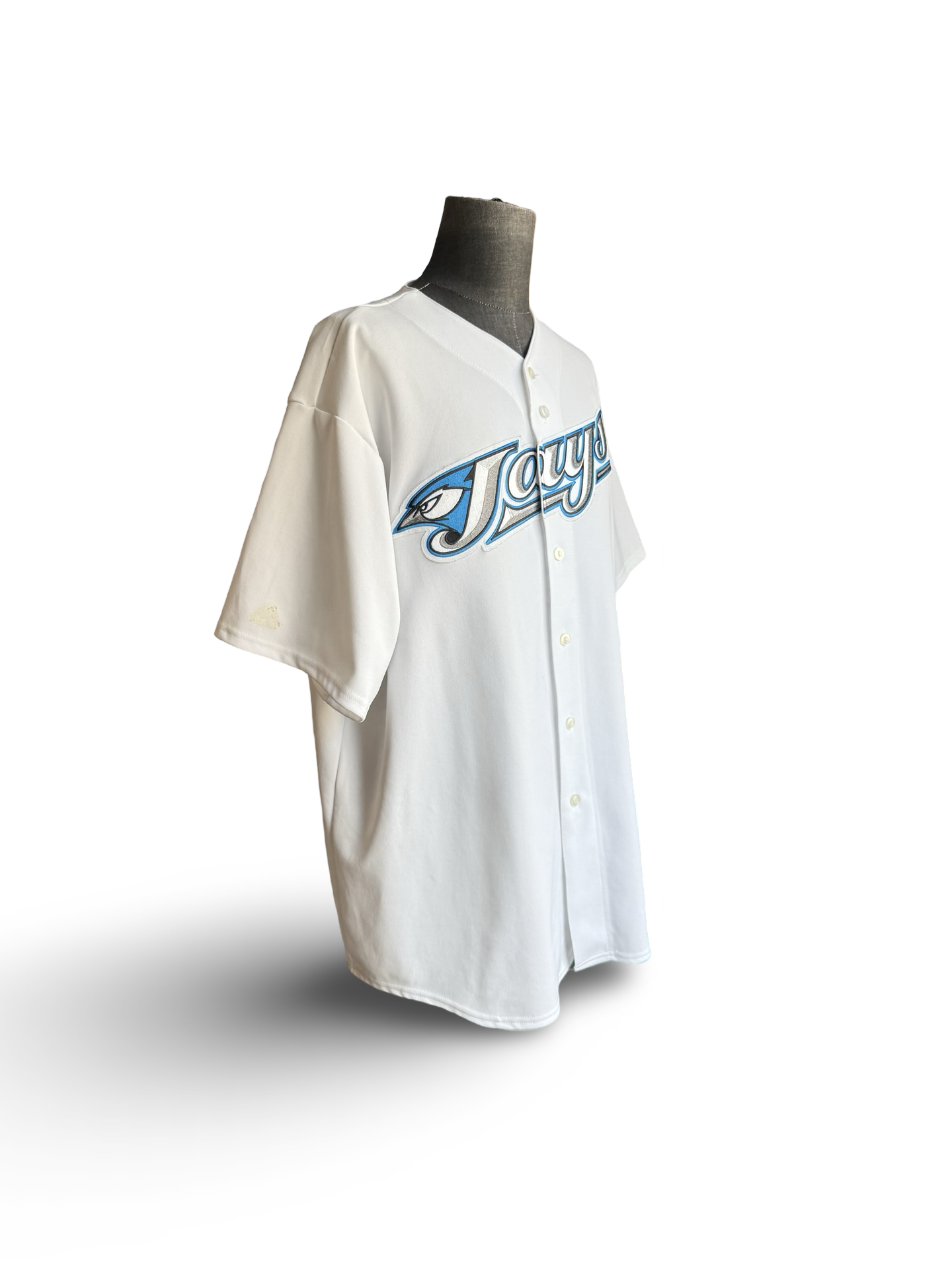 MLB Vtg Toronto Blue Jays 2000’s Majestic White Retro Baseball Jersey Size 3XL