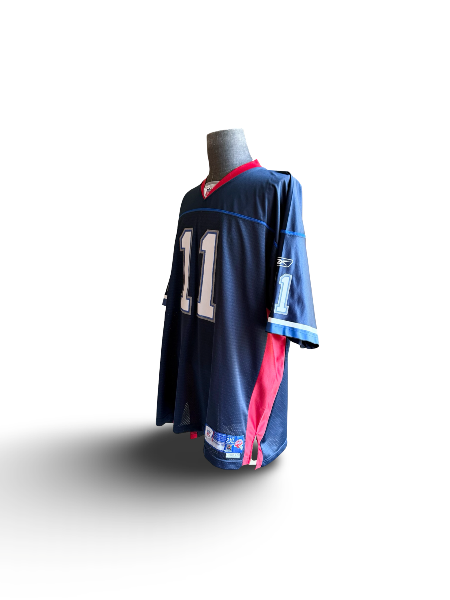 NFL Vtg Drew Bledsoe 11 Buffalo Bills Reebok Football Jersey Size 2XL