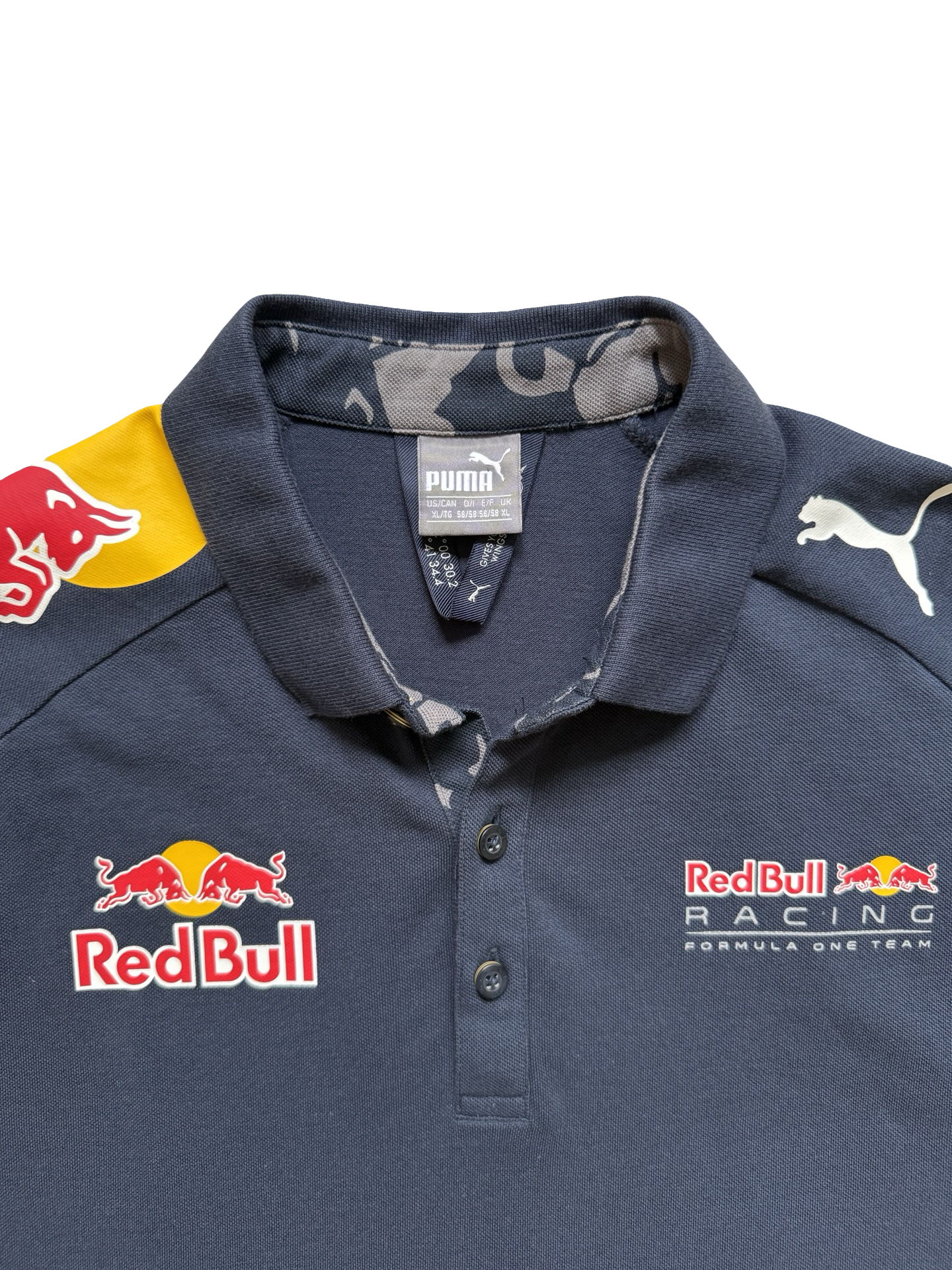 RACING F1 Red Bull Team Puma Polo Shirt Size XL