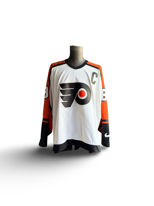 NHL Vtg 90’s Eric Lindros 88 Philadelphia Flyers Nike Hockey Jersey Size 2XL