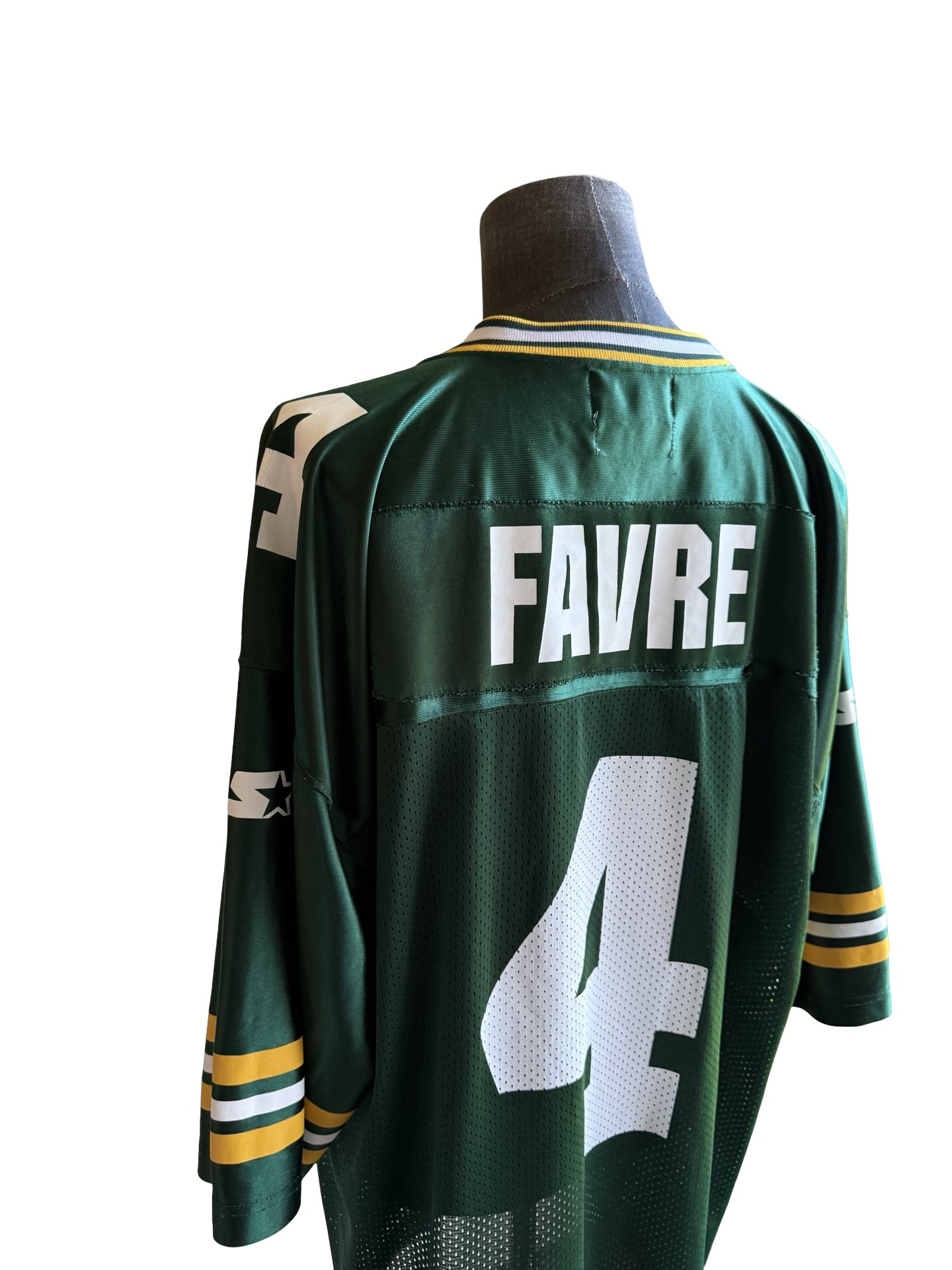 NFL Vtg Brett Favre 4 Green Bay Packers Starter Football Jersey Size 2XL