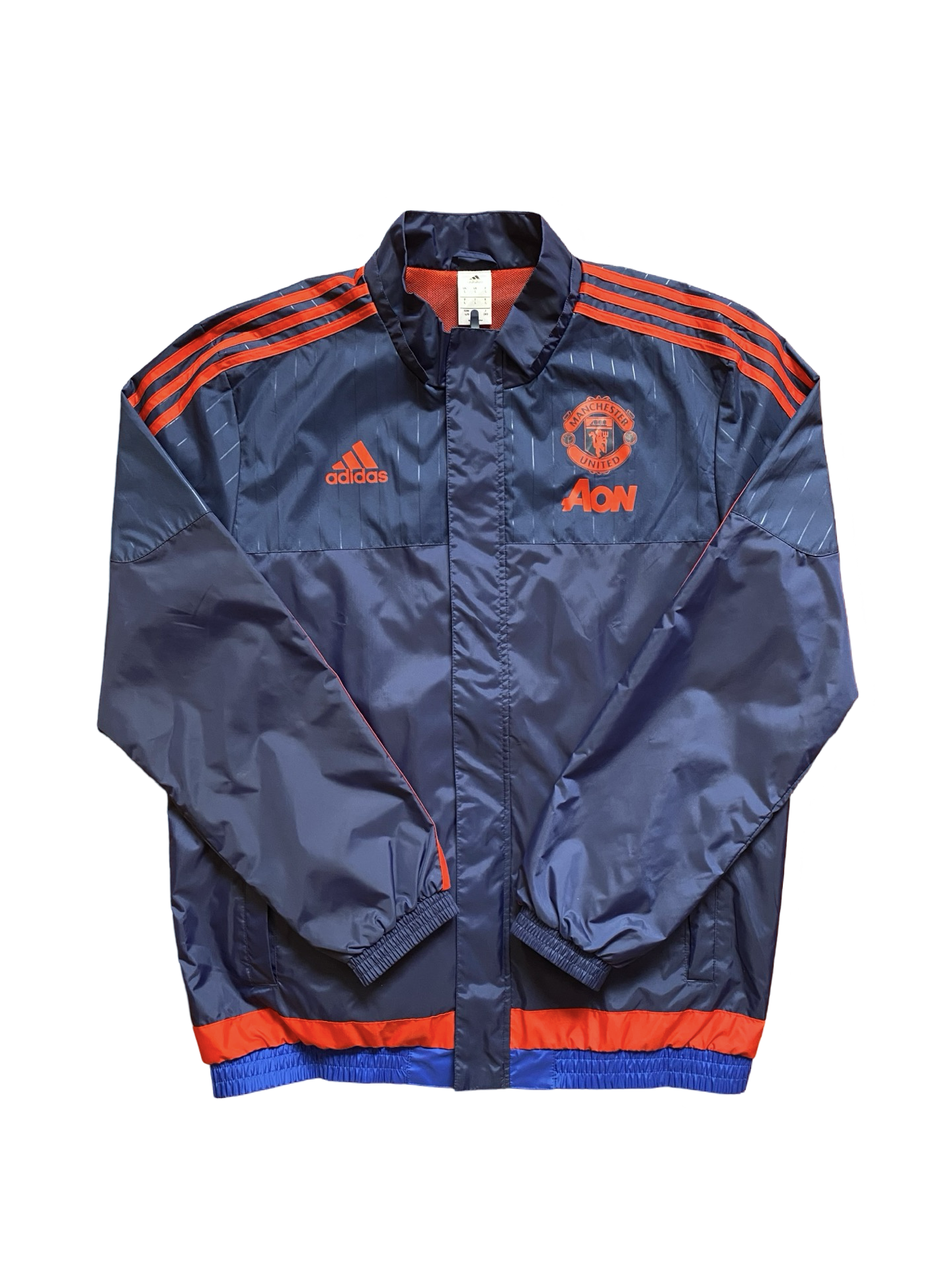 EPL Manchester United 2015-16 Adidas Full-Zip Track Jacket Size L