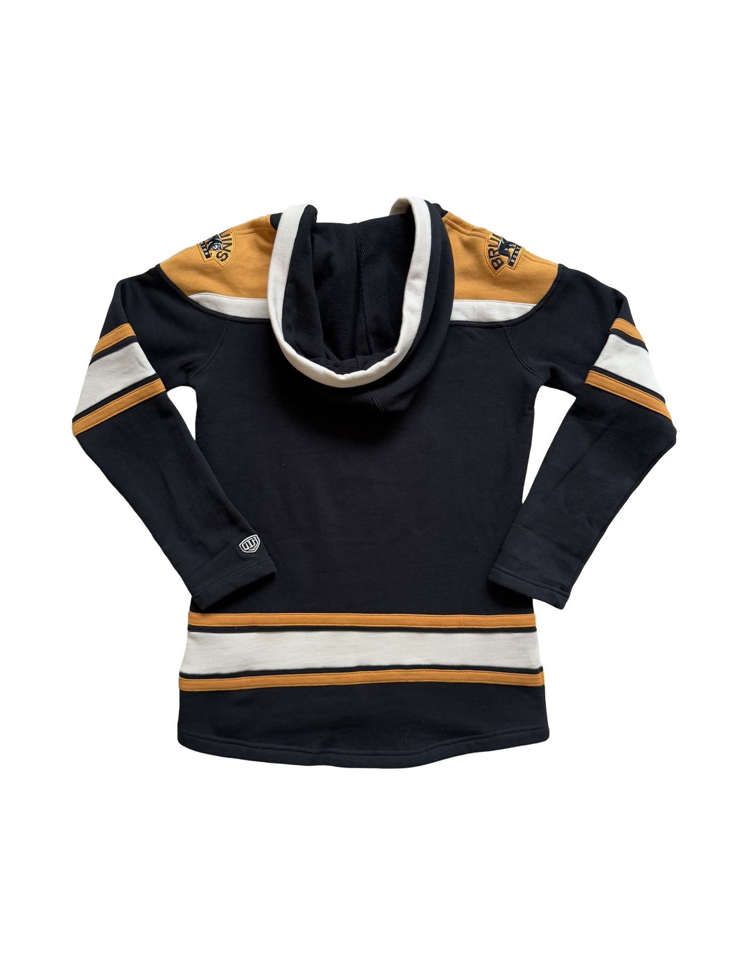 NHL Boston Bruins Old Time Hockey Lace Up Hoodie Women’s Jersey Style Size Women M