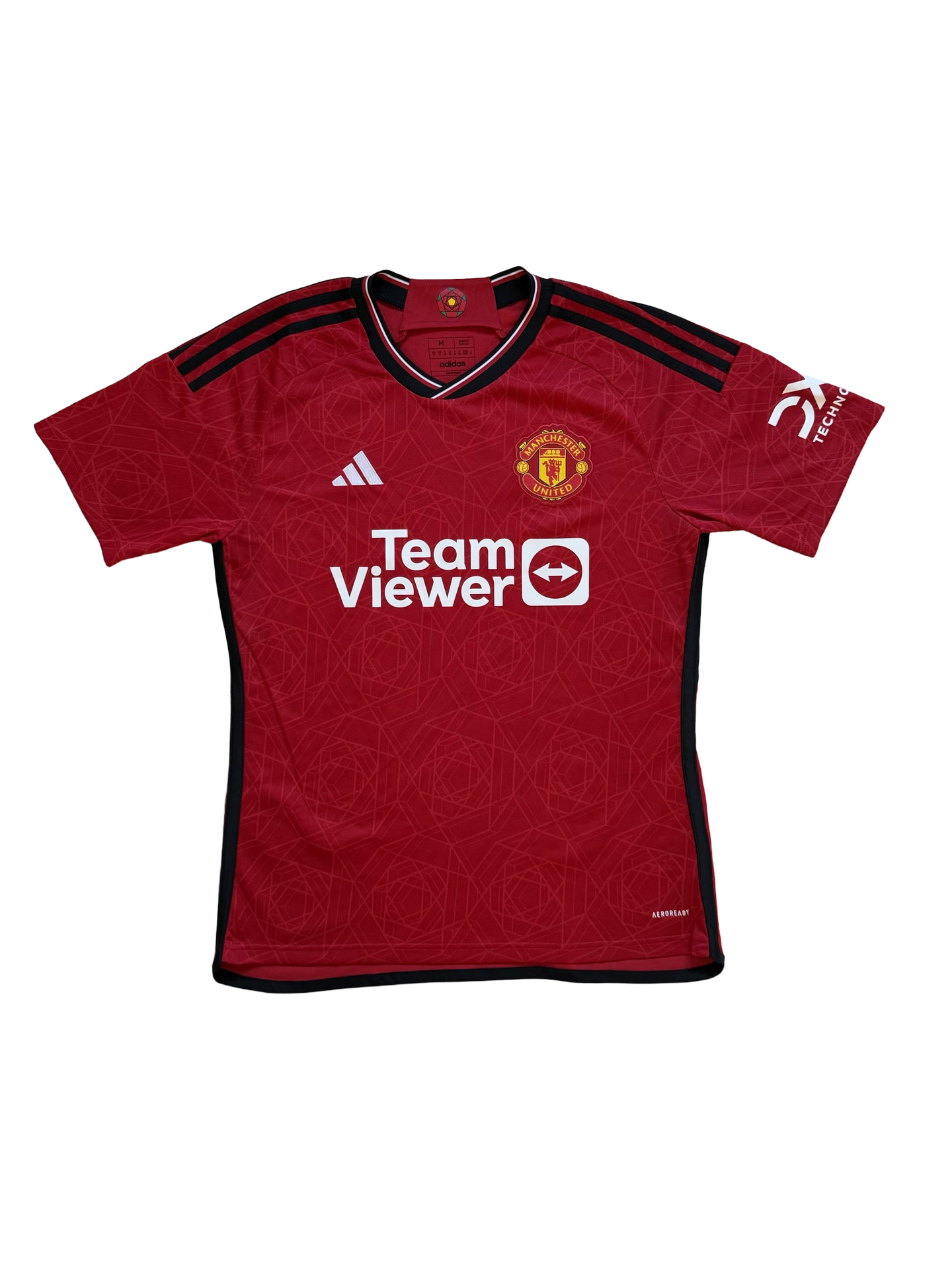 EPL Kobbie Mainoo 37 Manchester United Adidas 2022-23 Football Home Jersey Size M