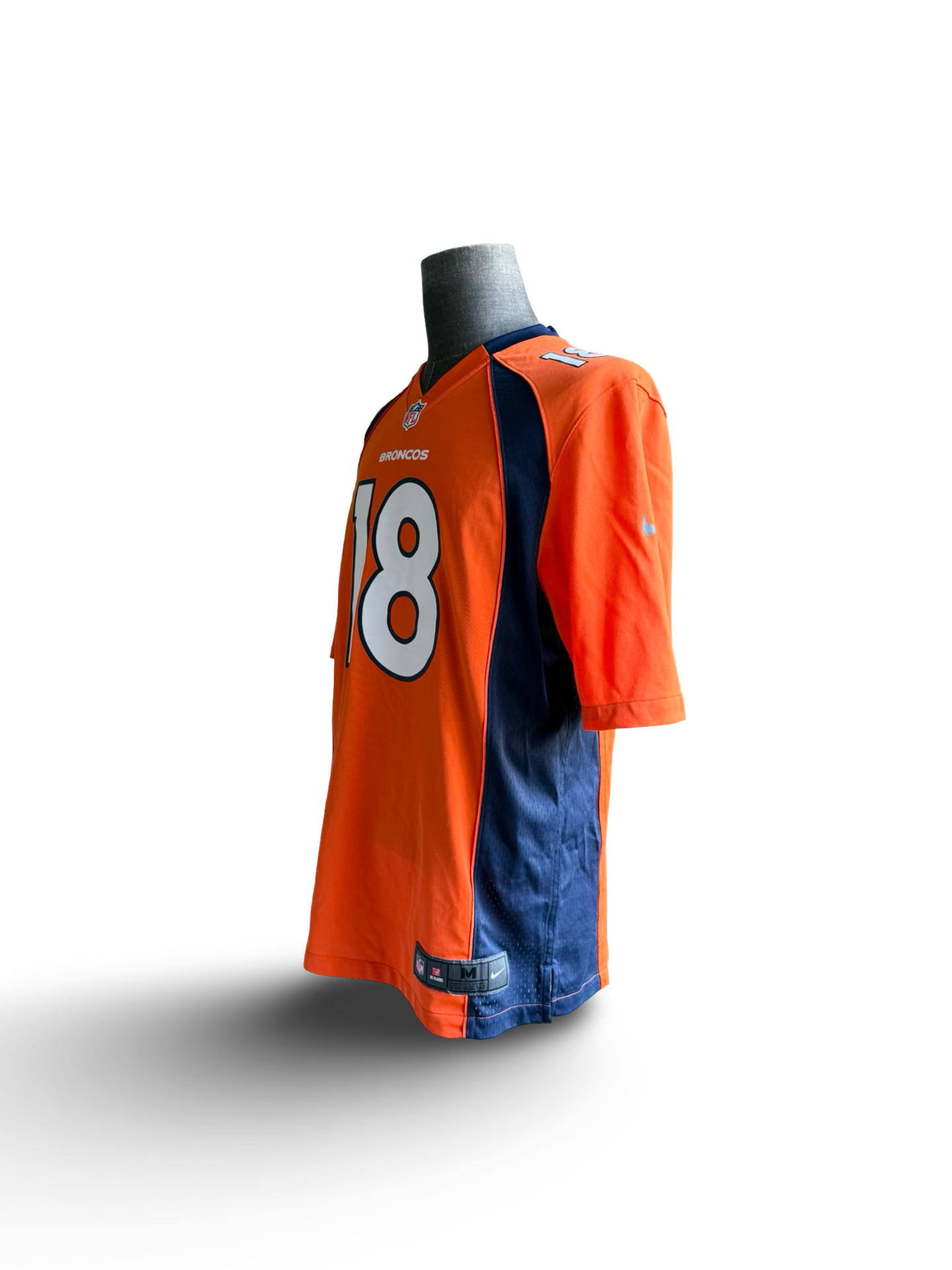 NFL Peyton Manning 18 Denver Broncos Nike Football Jersey Size M