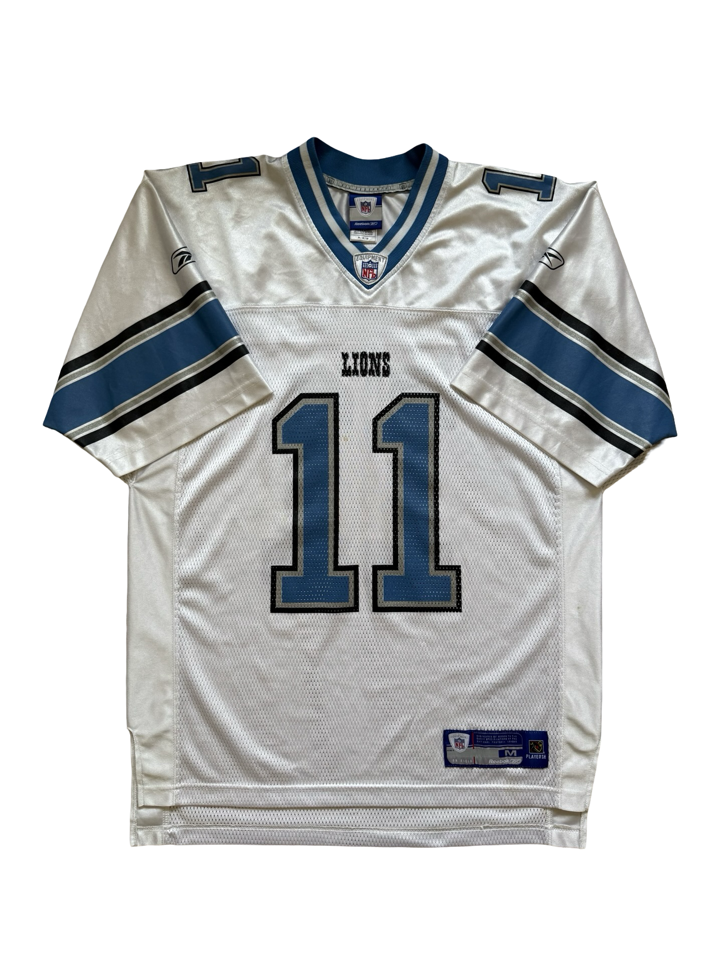 NFL Vtg Roy Williams 11 Detroit Lions Reebok 2000’s Football Jersey Size M