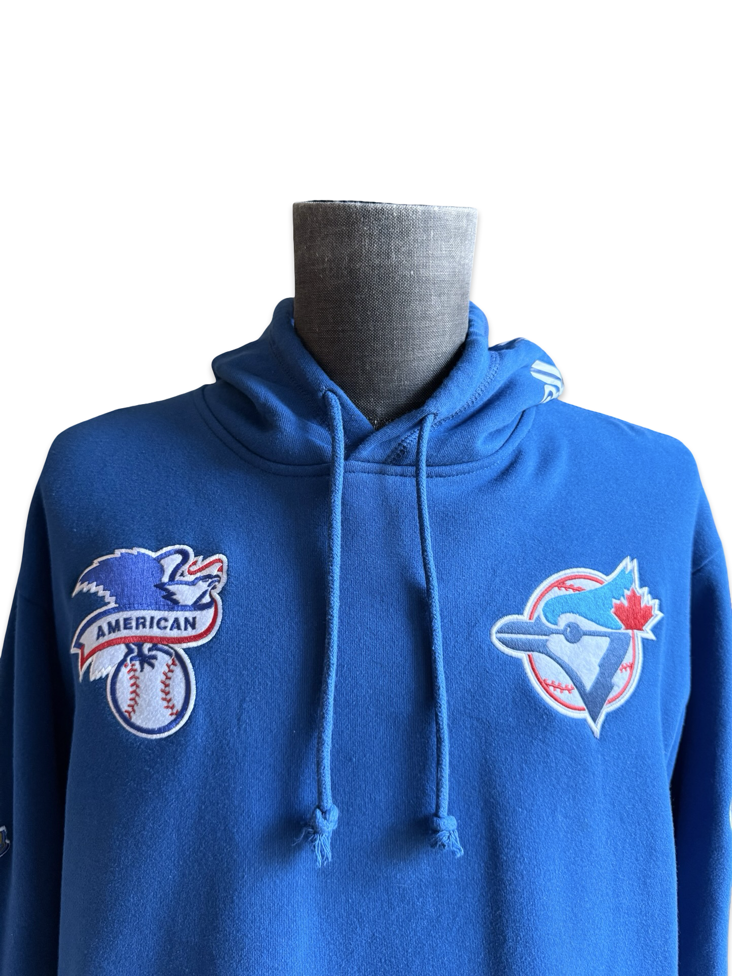 MLB Toronto Blue Jays Mitchell & Ness Coop City Collection Pullover Hoodie Size XL
