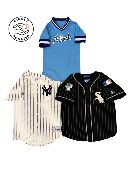 YOUTH MLB Bundle Vtg 90’s/00’s Baseball Jerseys Size Youth S-L