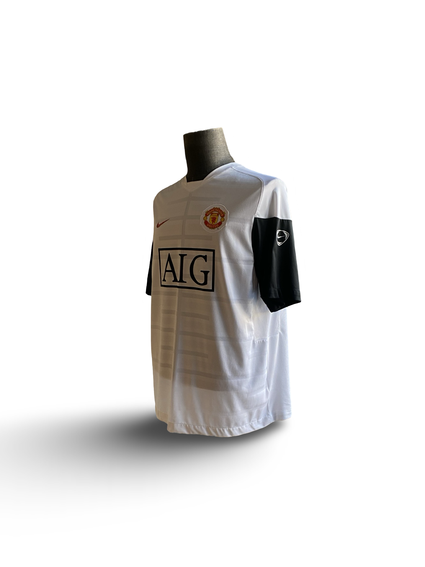 EPL Vtg Manchester United 2008-09 Nike AIG Training Shirt Jersey Size L