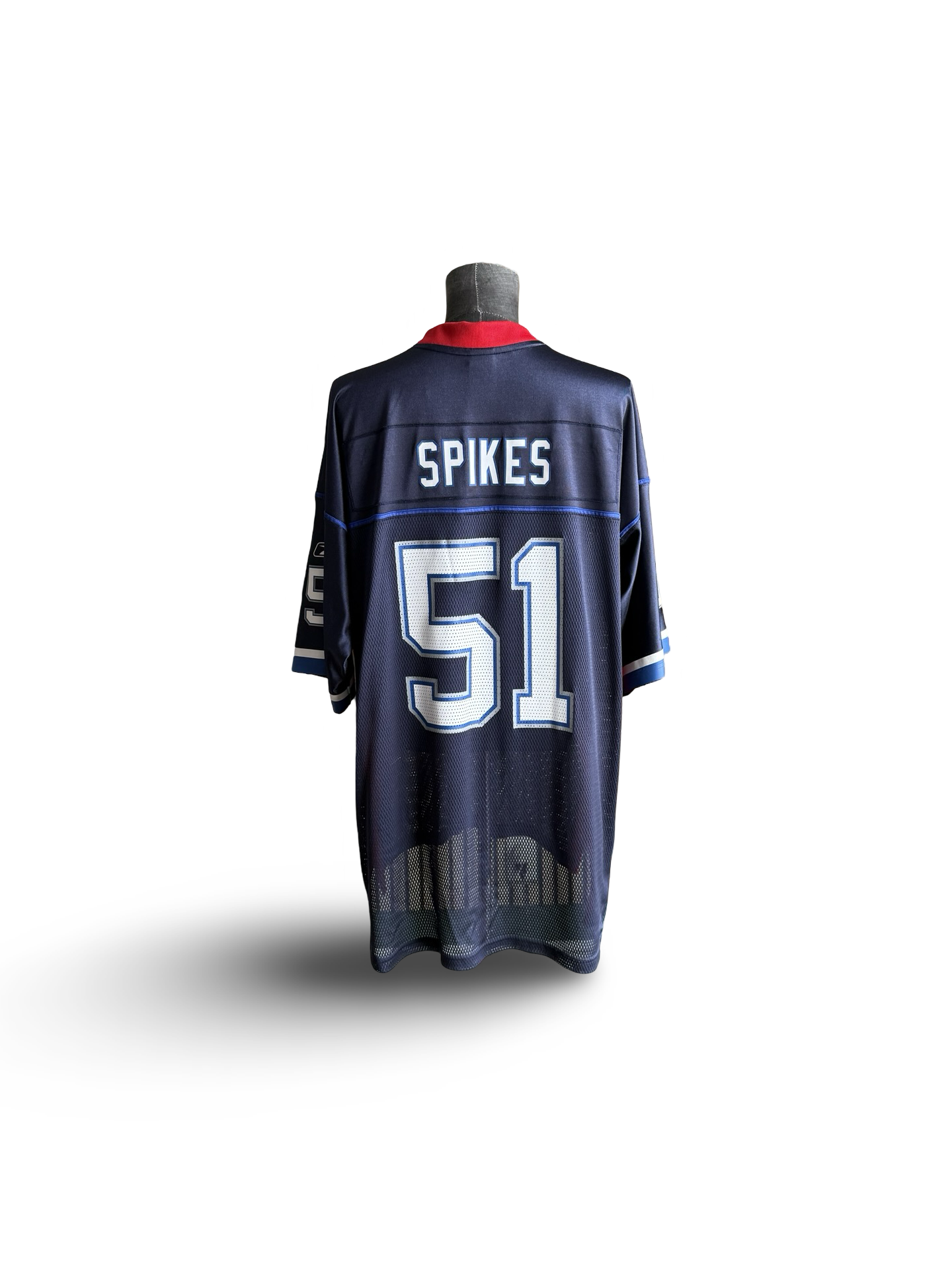 NFL Vtg Takeo Spikes 51 Reebok 2000’s Buffalo Bills Jersey Size 2XL