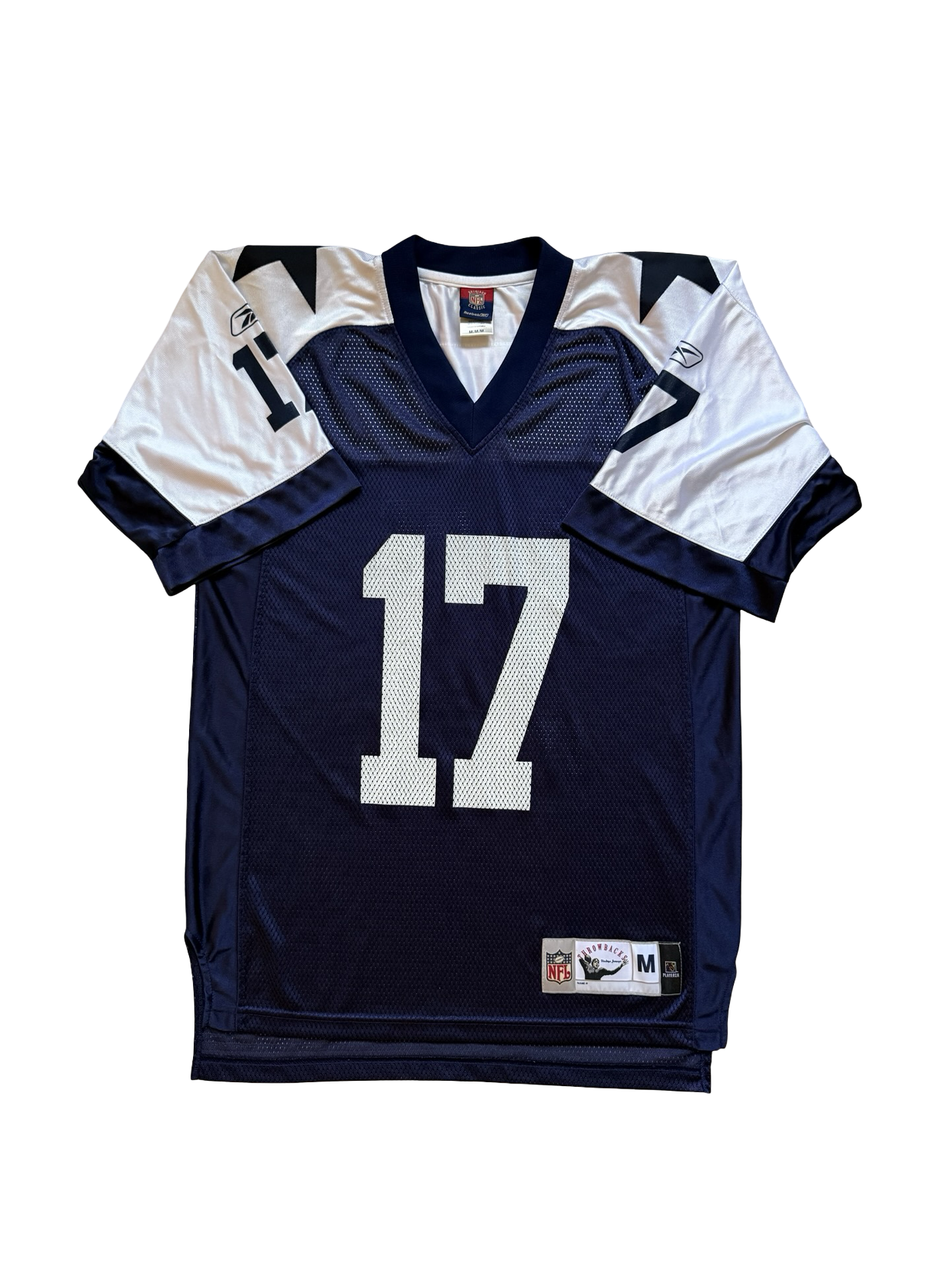 NFL Vtg Quincy Carter 17 Dallas Cowboys  Reebok Classic Throwback Vintage Football Jersey Size M