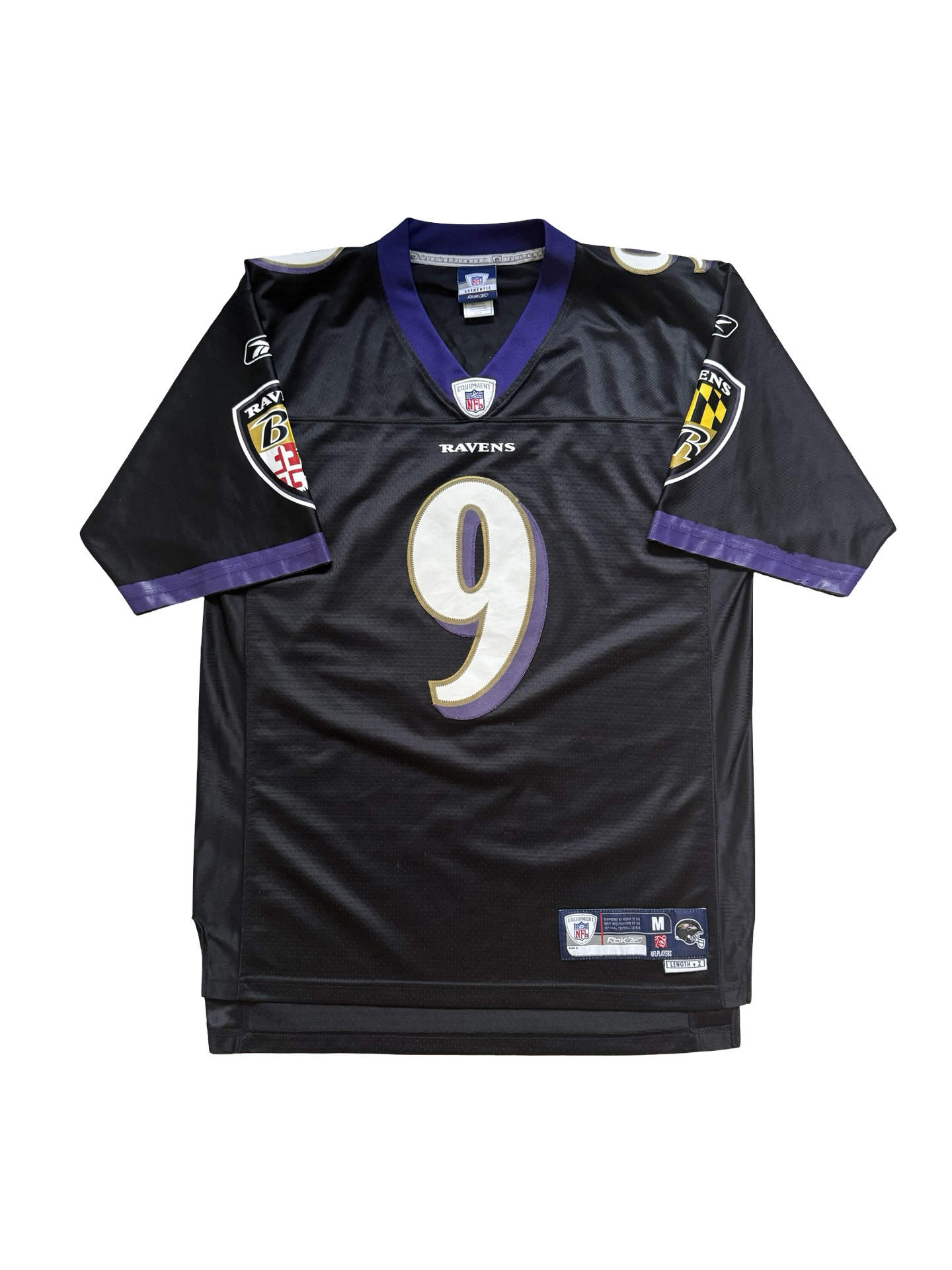 NFL Vtg Steve McNair 9 Baltimore Ravens Reebok 2000’s Football Jersey Size M
