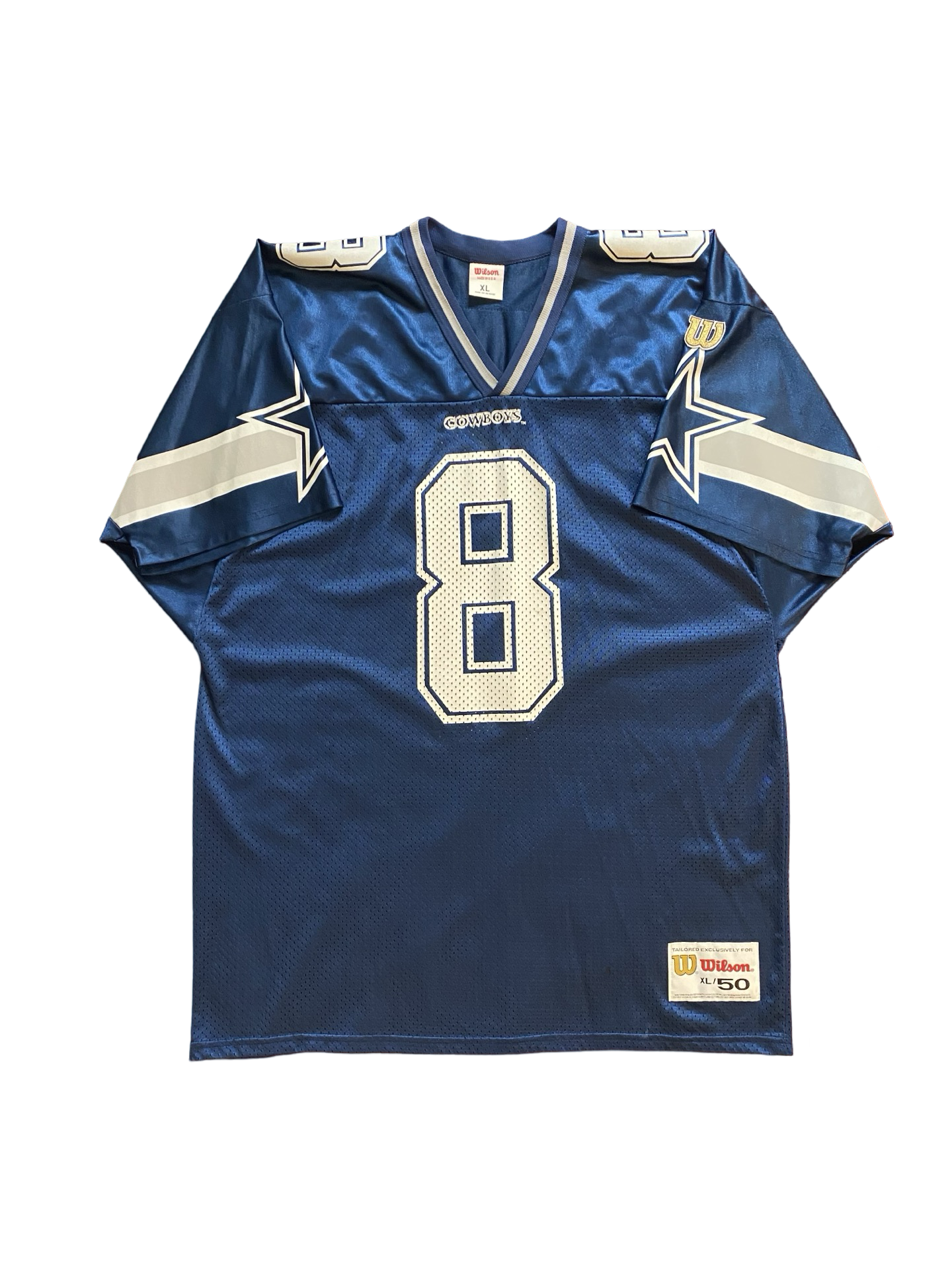 NFL Vtg Troy Aikman 8            90’s Dallas Cowboys Jersey Size XL