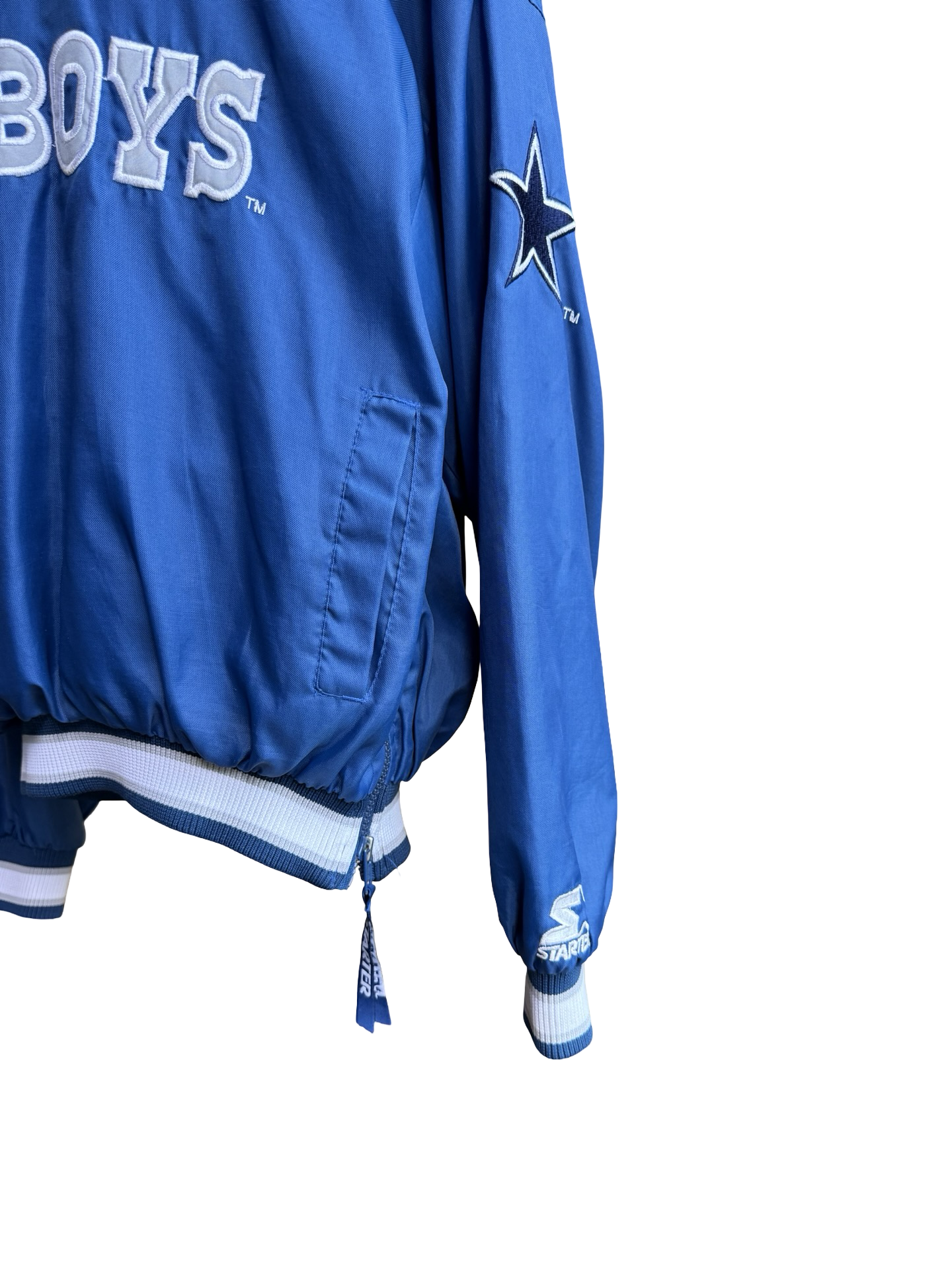 NFL Vtg Dallas Cowboys Starter Football ProLine 90’s Pullover Size Youth L