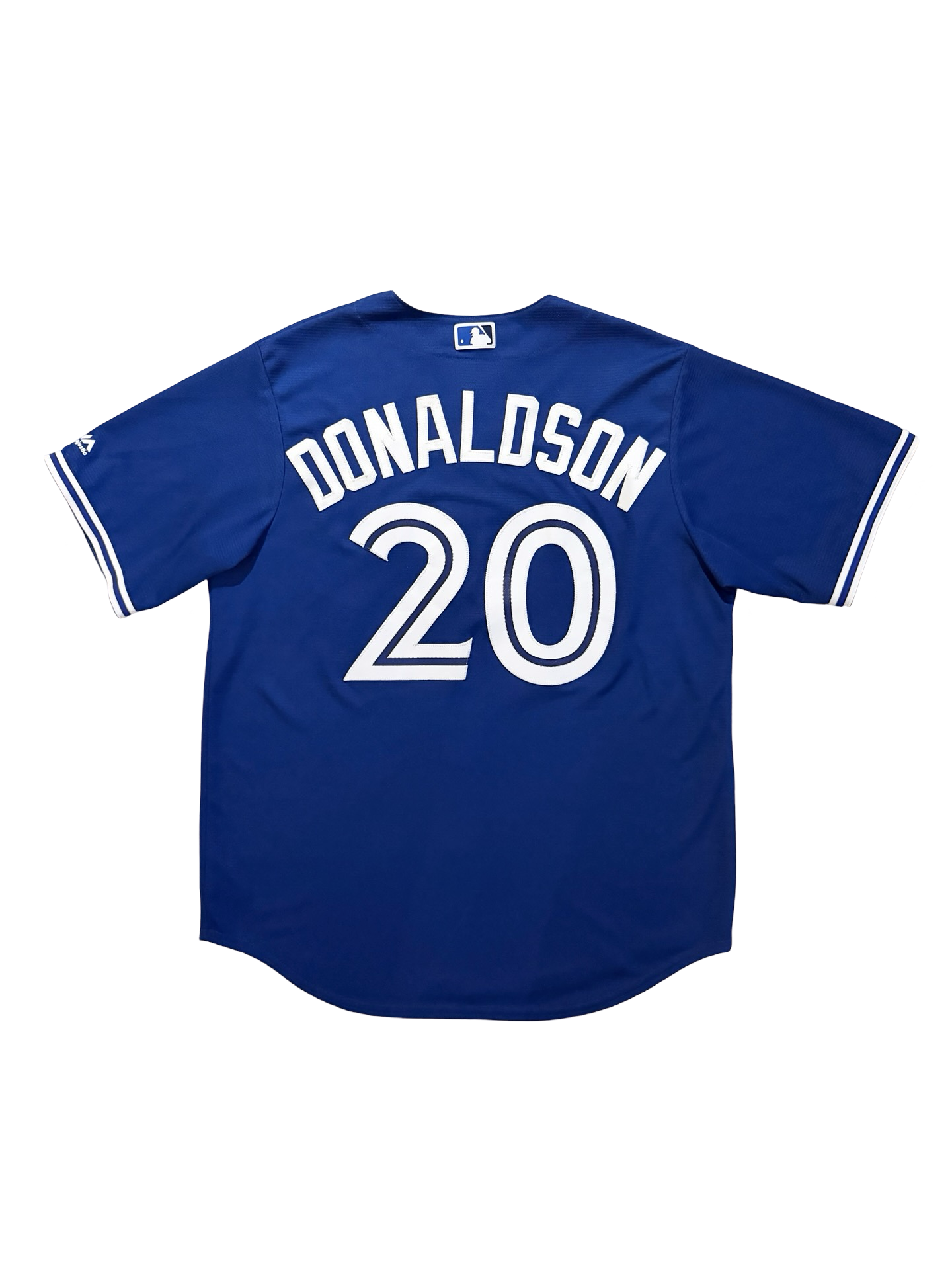 MLB Josh Donaldson 20 Toronto Blue Jays Majestic Cool Base Baseball Jersey Size L