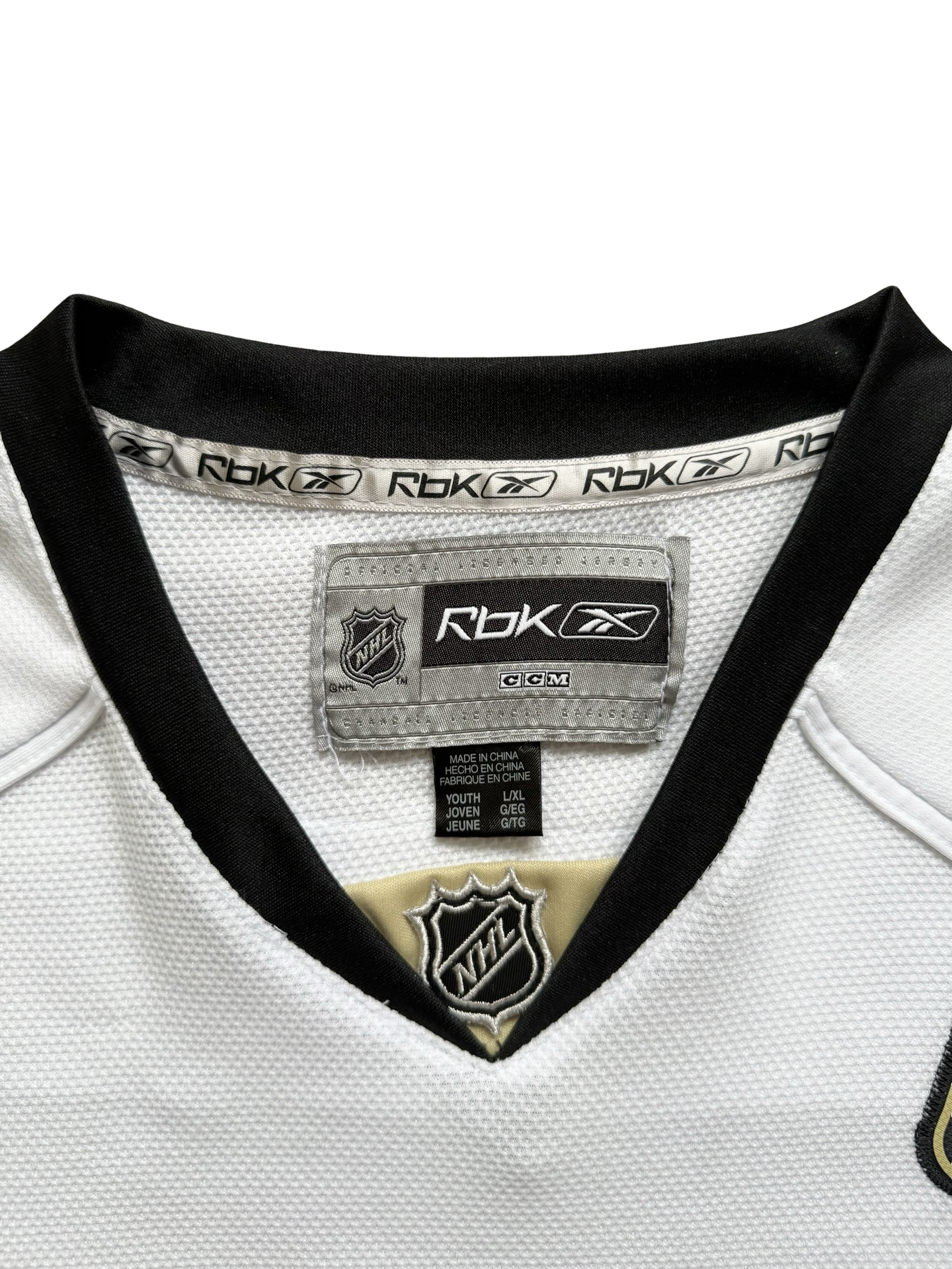 YOUTH NHL Sidney Crosby 87 Pittsburgh Penguins Reebok Jersey Size Youth L/XL