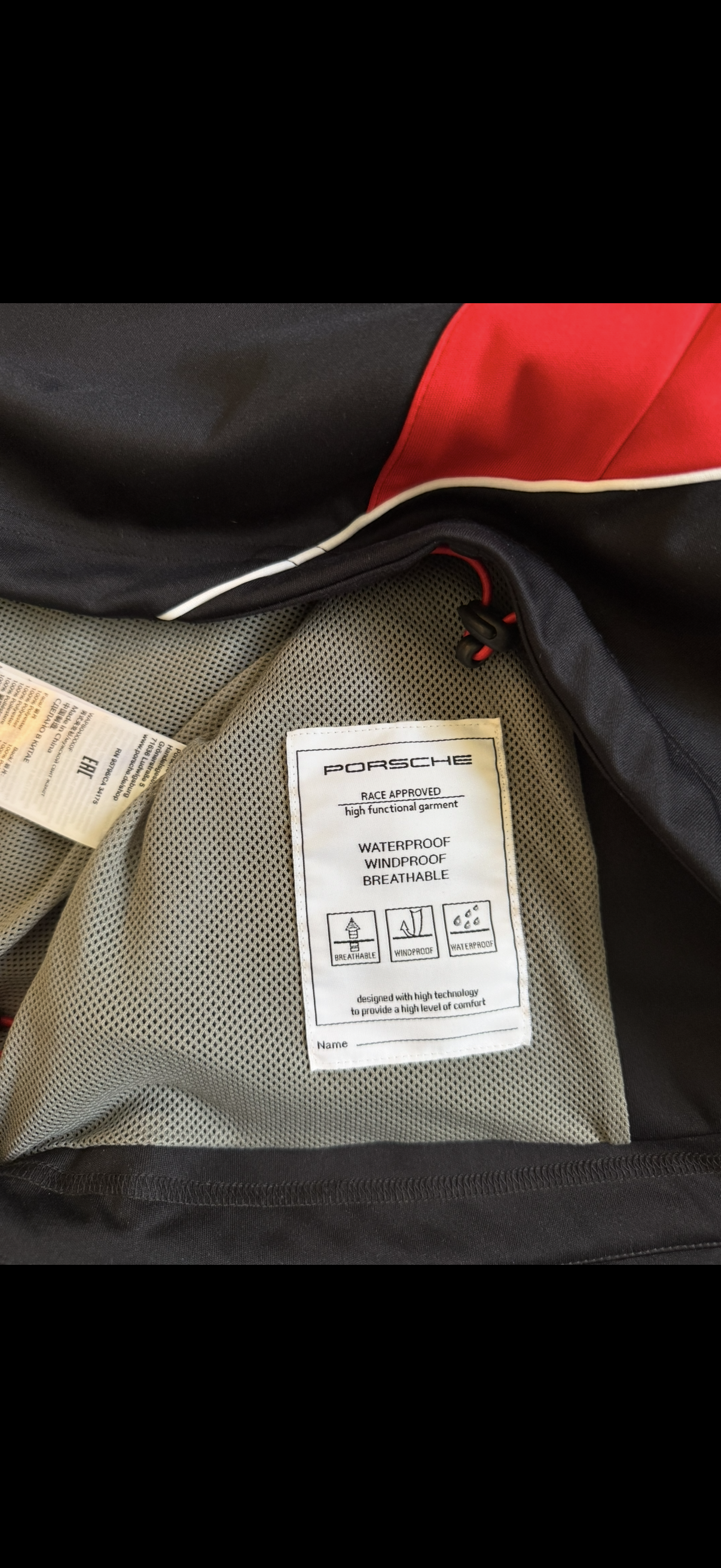 RACING Porsche Motorsport Drivers Selection Softshell Jacket Size M