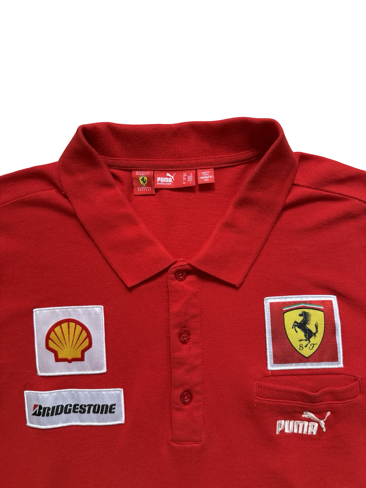 RACING F1 Scuderia Ferrari Puma Polo Team Shirt L