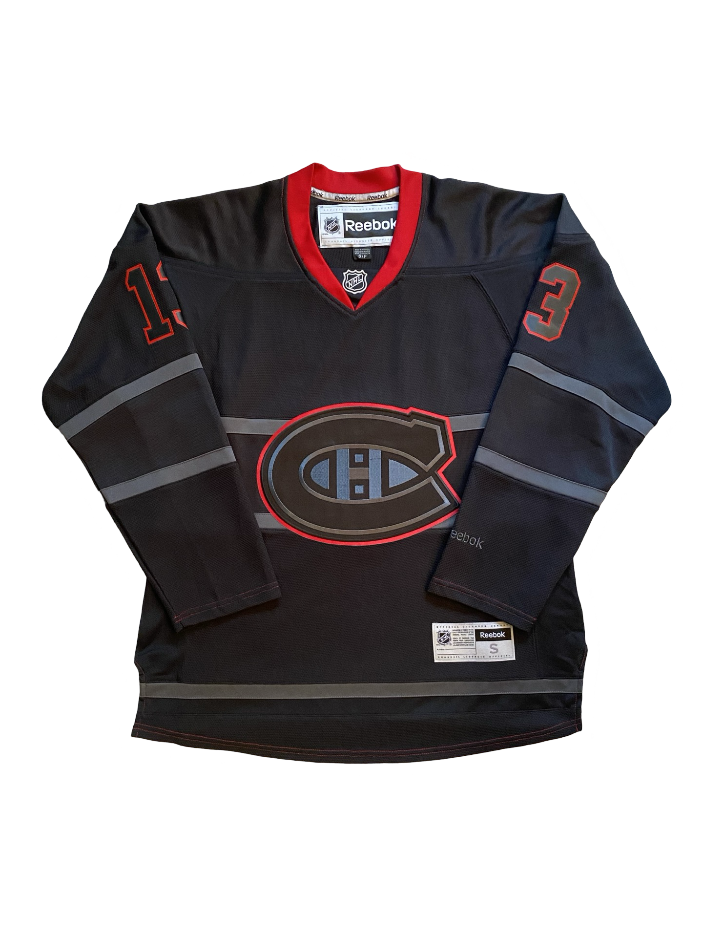 NHL 2010-2012 Michael Cammalleri 13 Montreal Canadiens Black Ice Jersey Size S