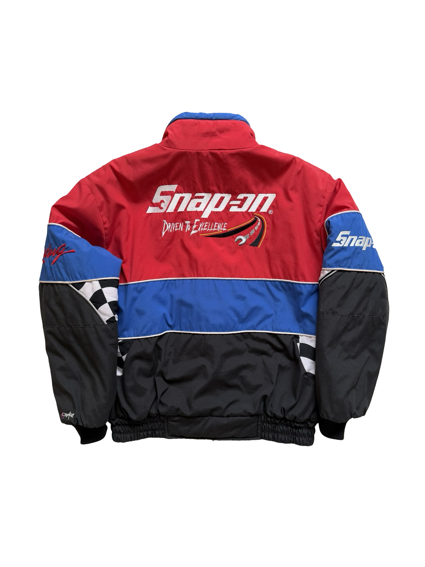 NASCAR Racing Vtg 90’s Snap-On Choko Driven To Excellence Fleece Lined Jacket Size XL