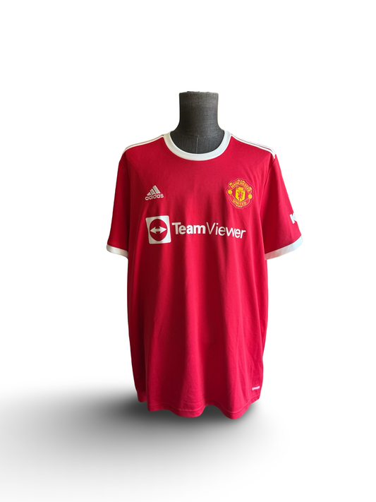 EPL Manchester United Adidas 2021-22 Football Home Jersey Size 2XL